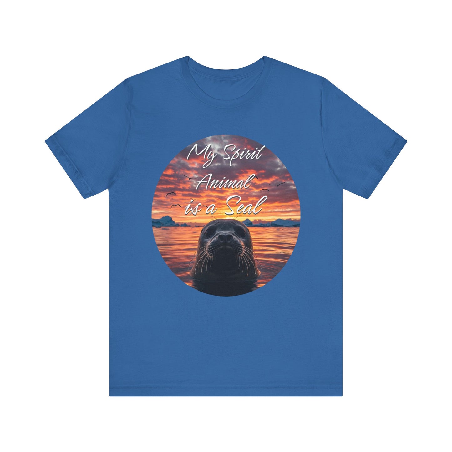 Seal Spirit Animal Ocean Wildlife Unisex Tee, My Spirit Animal is a Seal Shirt, Seal Lover Gift, Ocean Adventure Tee, Sea Animal Tee, Seal