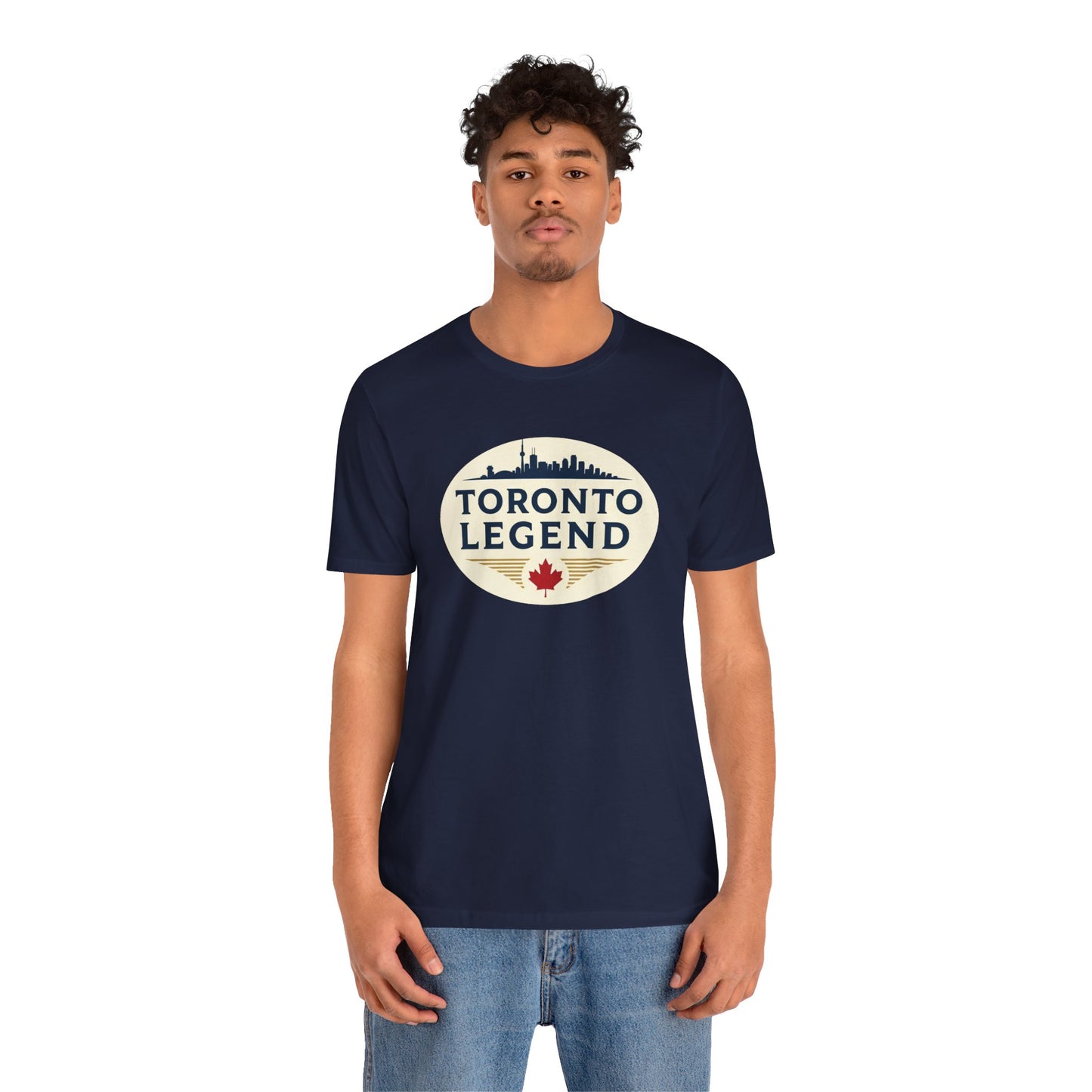Toronto Legend Unisex Jersey Short Sleeve Tee, Toronto T-Shirt, Travel Shirt, Canada Souvenir, Gift for Travelers, Casual Wear