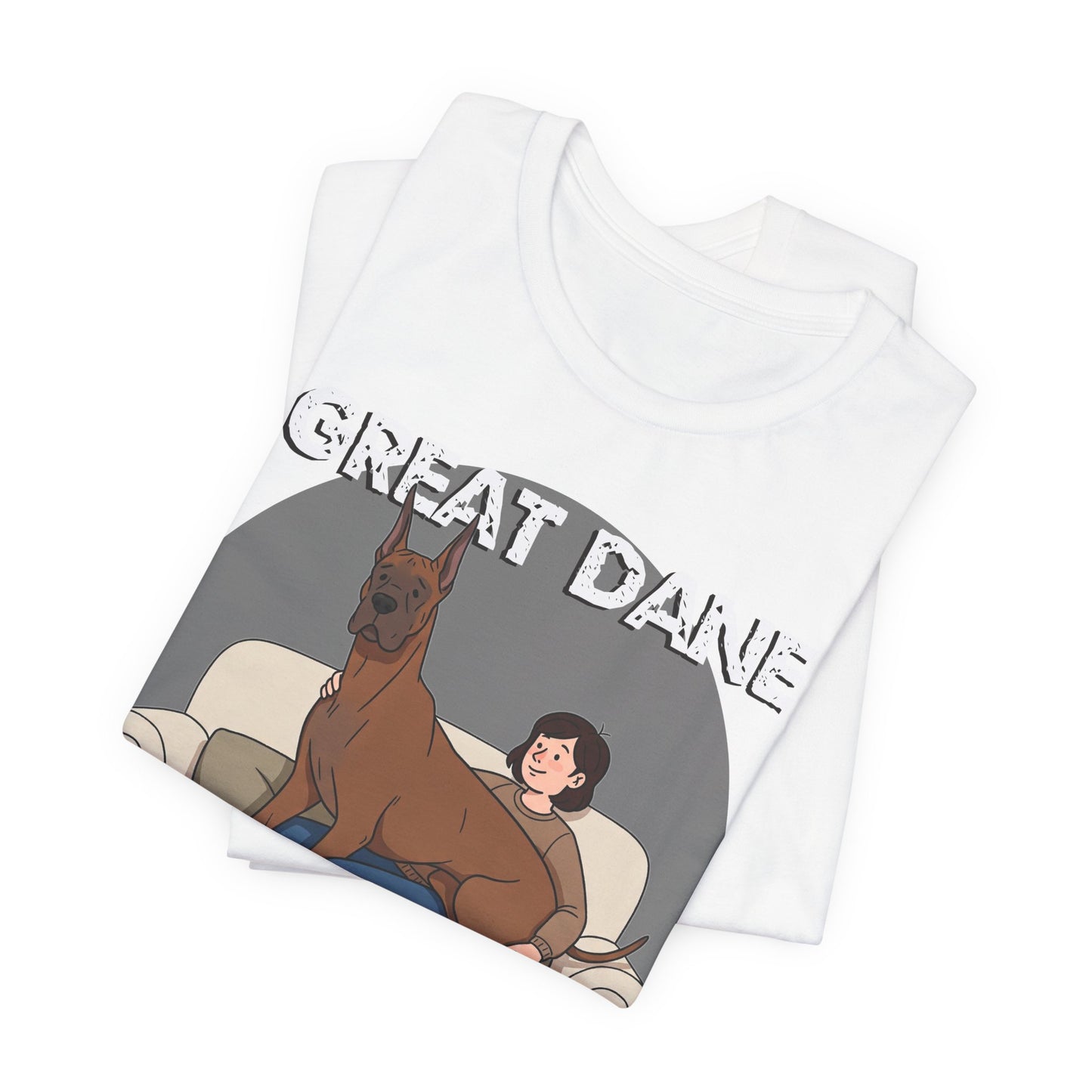Great Dane Lap Dog Unisex Jersey Tee - Funny Perfect Gift for Dog Lovers - Schmartypants
