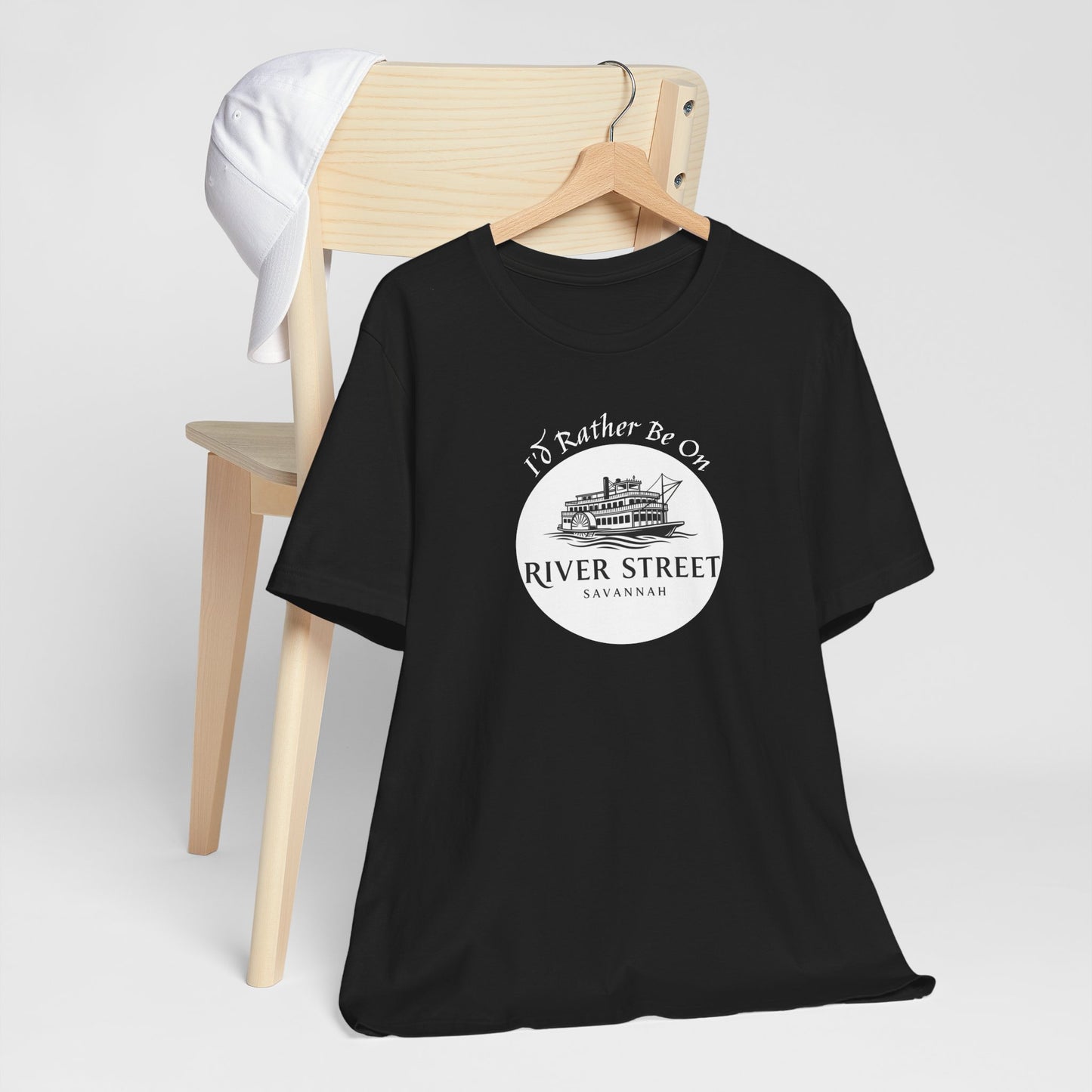 Savannah River Street Tee - I'd Rather Be On River Street, Casual T-Shirt, Travel Lover Gift, Summer Wear, Vacation Apparel, Unique Souvenir