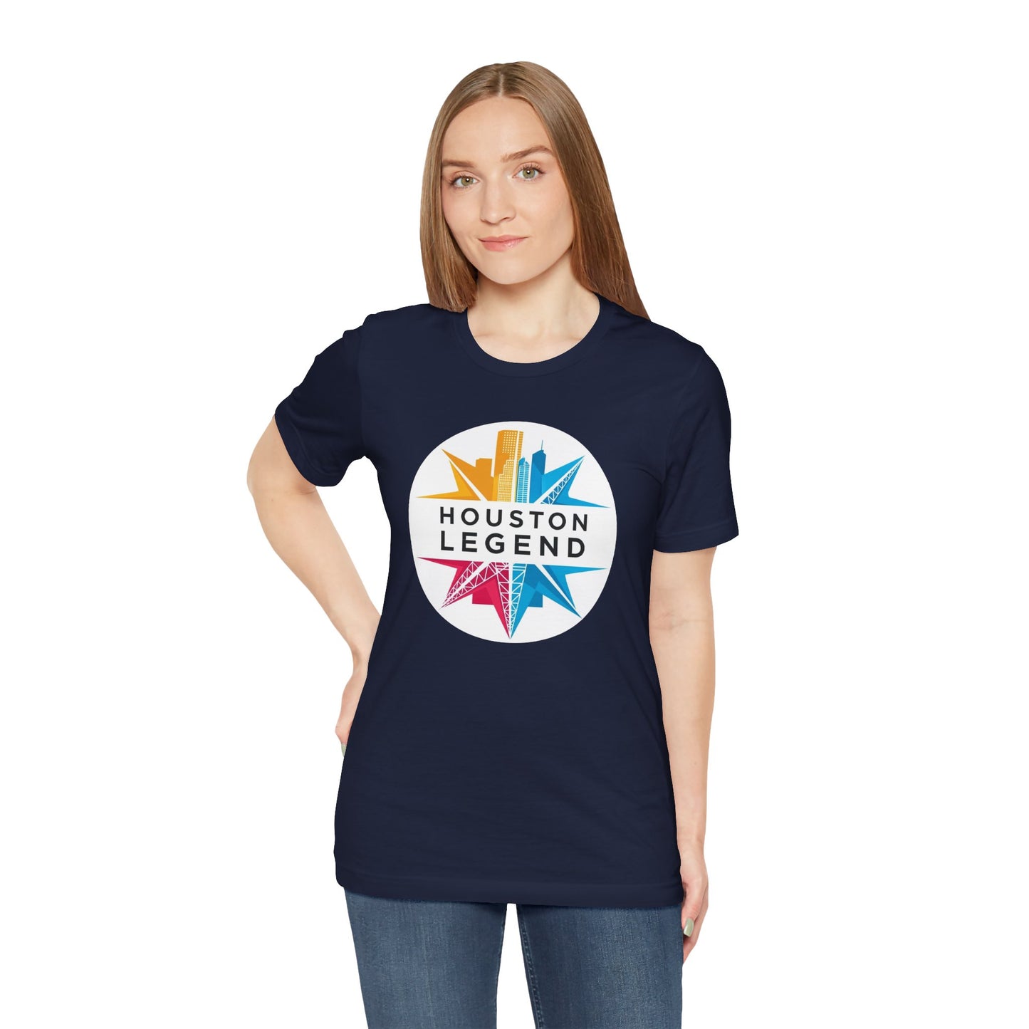 Houston Legend Short Sleeve Tee, Unisex T-Shirt, Houston Souvenir, Urban Fashion, Casual Wear, Gift for Houston Lovers