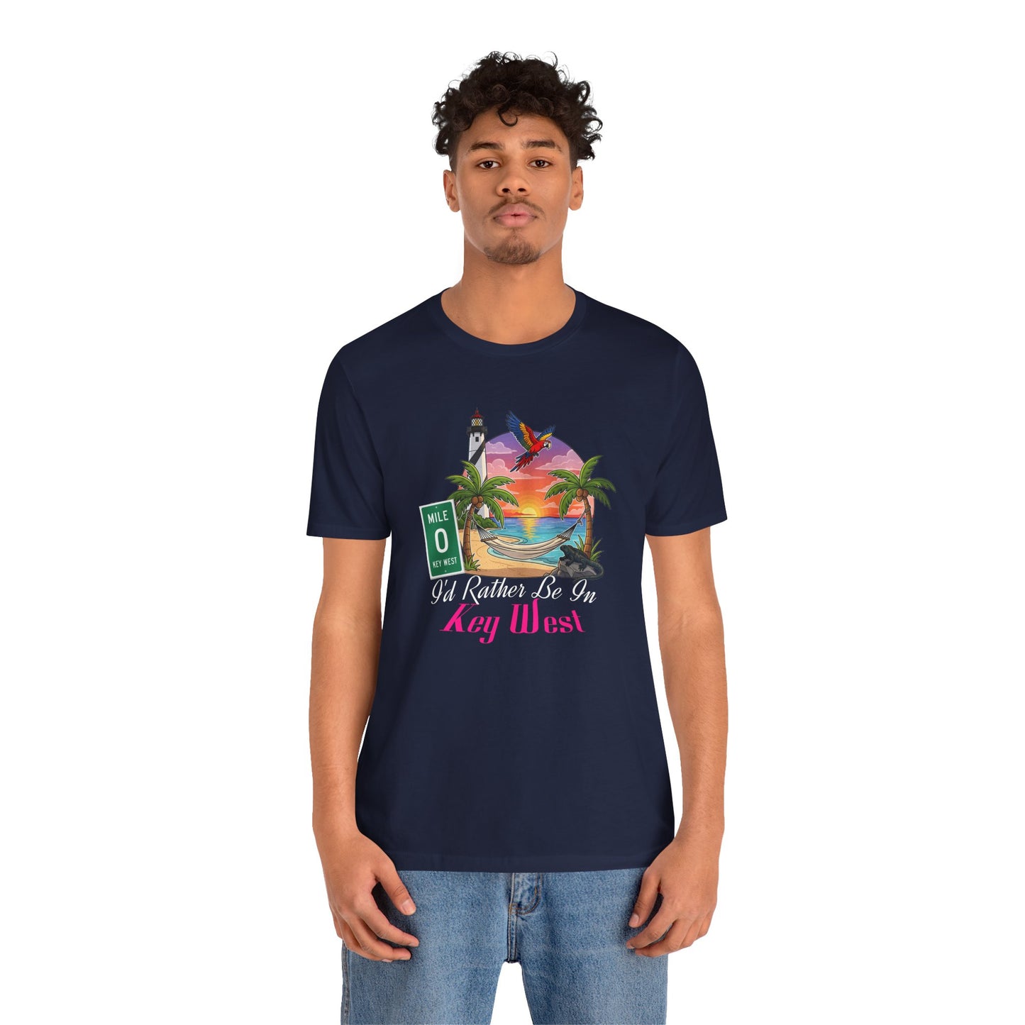 I'd Rather Be In Key West Tee | Vacation Shirt, Summer Style, Beachwear Gift, Travel Tee, Casual Fashion