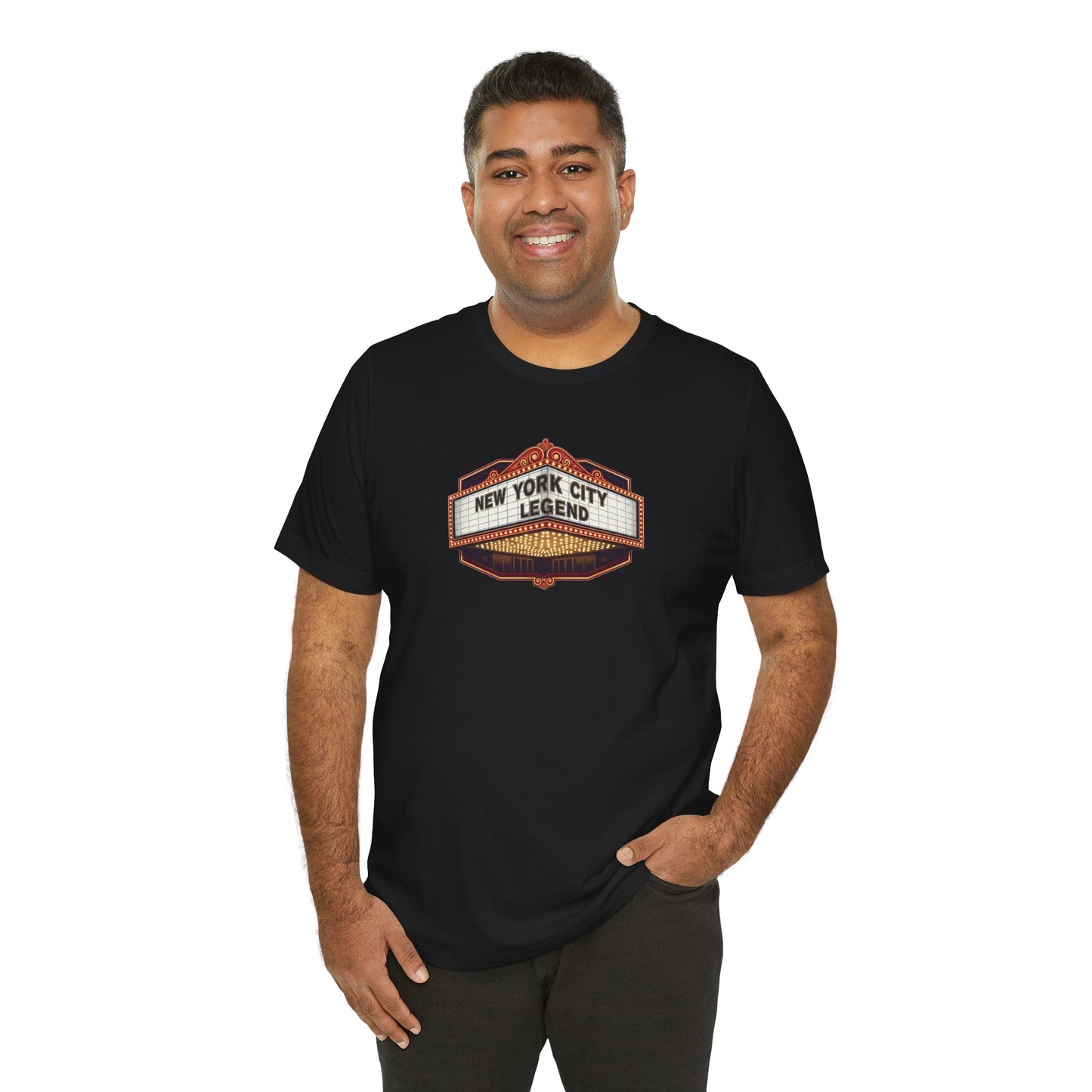 New York City Legend Unisex Jersey T-Shirt, NYC Nightlife Fashion Tee