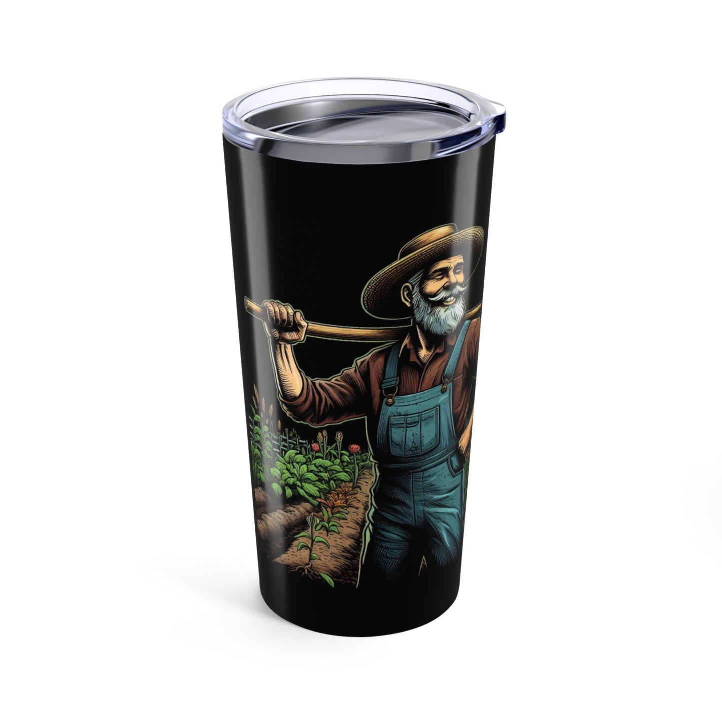 Gardener's 20oz Tumbler - Funny Farmer Design for Garden Lovers and Dads - Schmartypants