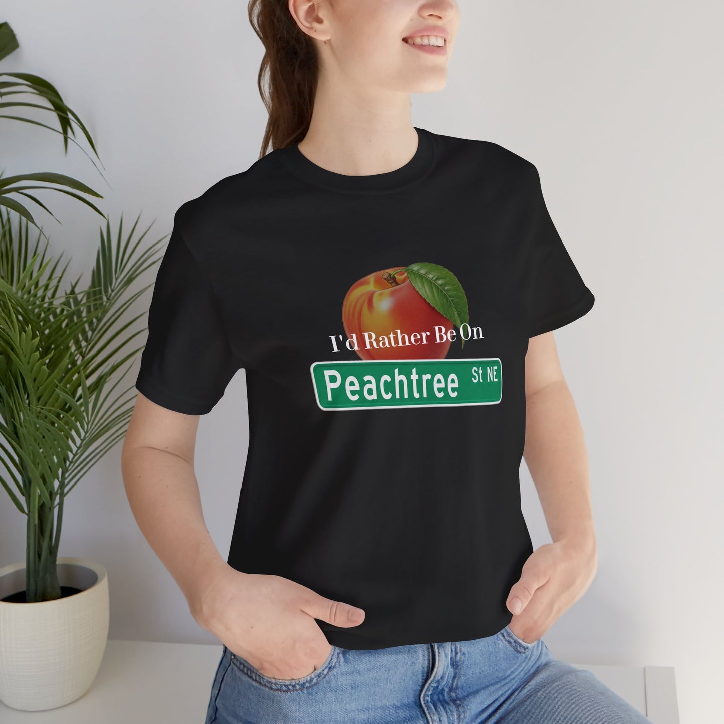 Peachtree Street Atlanta Unisex Tee, Georgia Nightlife Shirt, Atlanta Souvenir, City Life Gift, ATL Tee