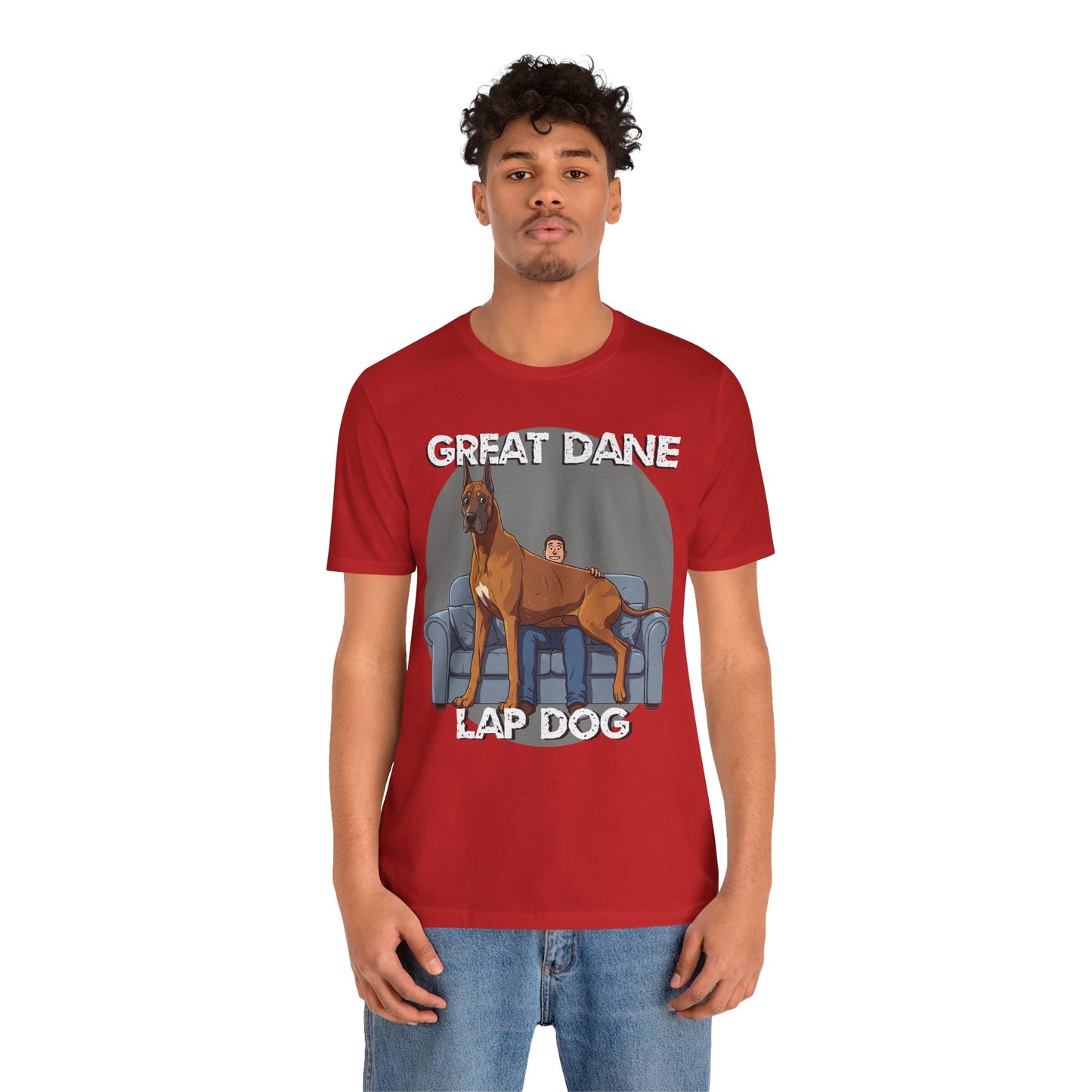 Great Dane Lap Dog Unisex Tee - Hilarious Dog Lover Graphic T-Shirt - Schmartypants
