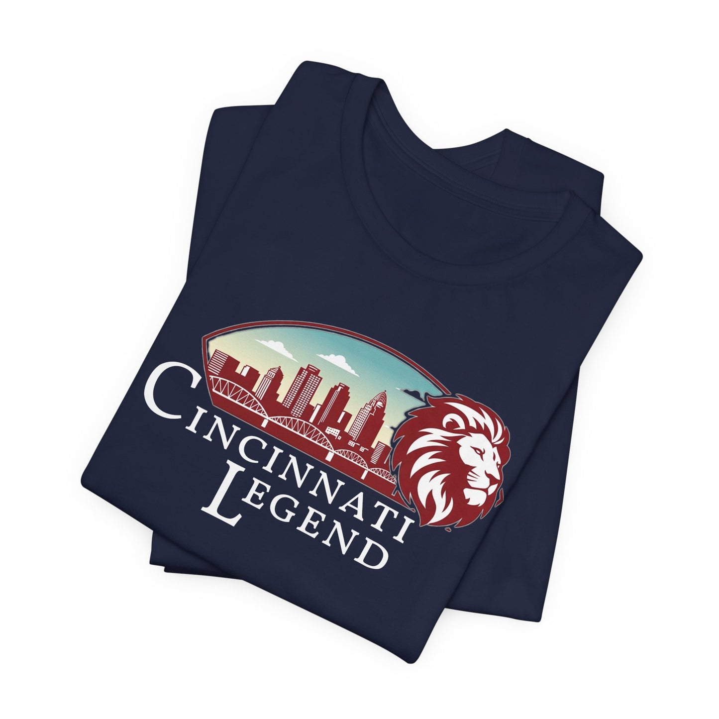 Cincinnati Legend Unisex Tee | Casual Graphic Shirt, Gift for Sports Fans, Urban Style Apparel, Festival Outfit, Souvenir Wear