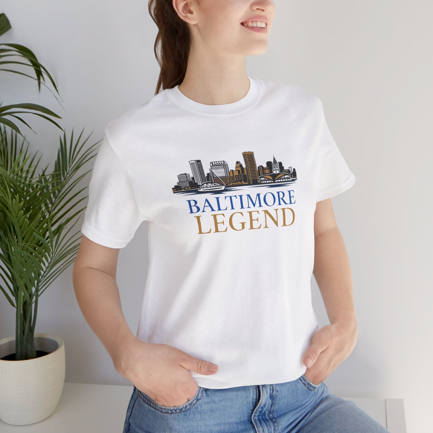 Baltimore Legend Unisex Tee, Graphic T-Shirt, Urban Style Shirt, Gift for City Lovers, Baltimore Pride Apparel, Baltimore Souvenir Shirt