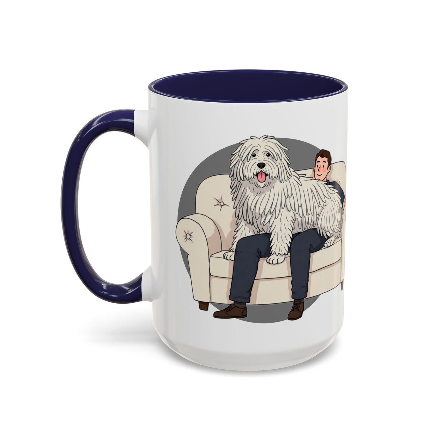 Komondor Lap Dog Coffee Mug - Funny Animal Lover Gift - Schmartypants