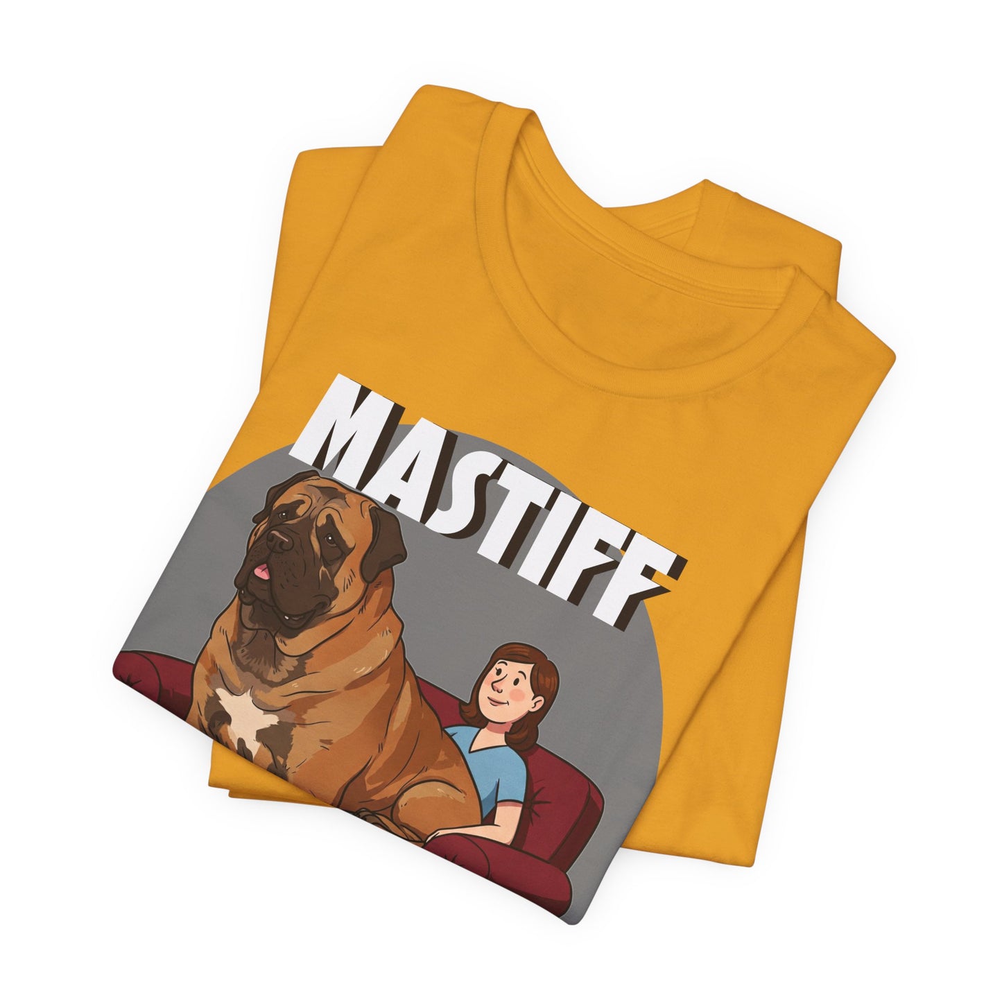 Mastiff Lap Dog T-Shirt – Hilarious and Comfy Tee for Dog Lovers - Schmartypants