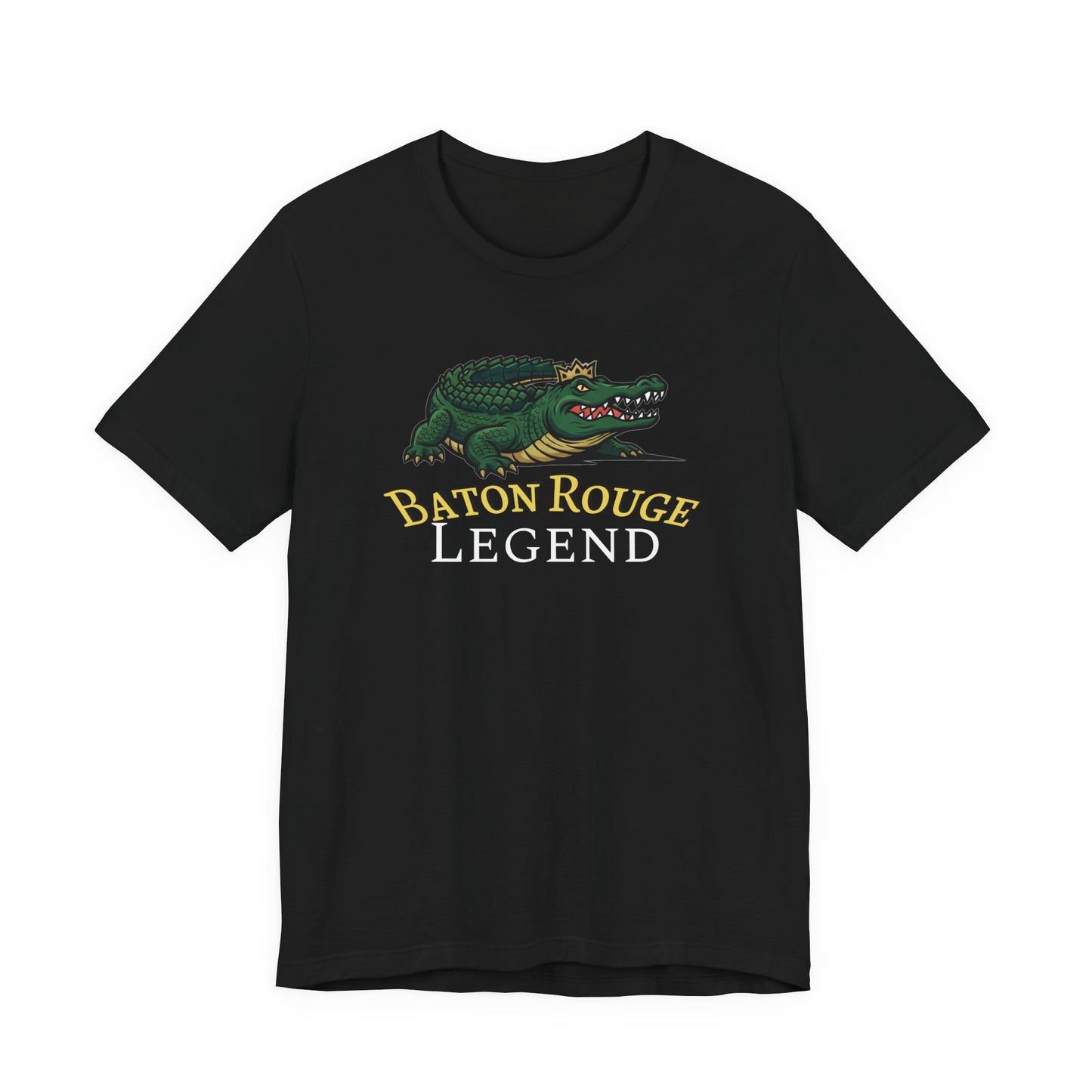 Baton Rouge Legend Tee, Unisex Graphic T-Shirt, Casual Wear, Gift Idea for College Students, Souvenir Apparel