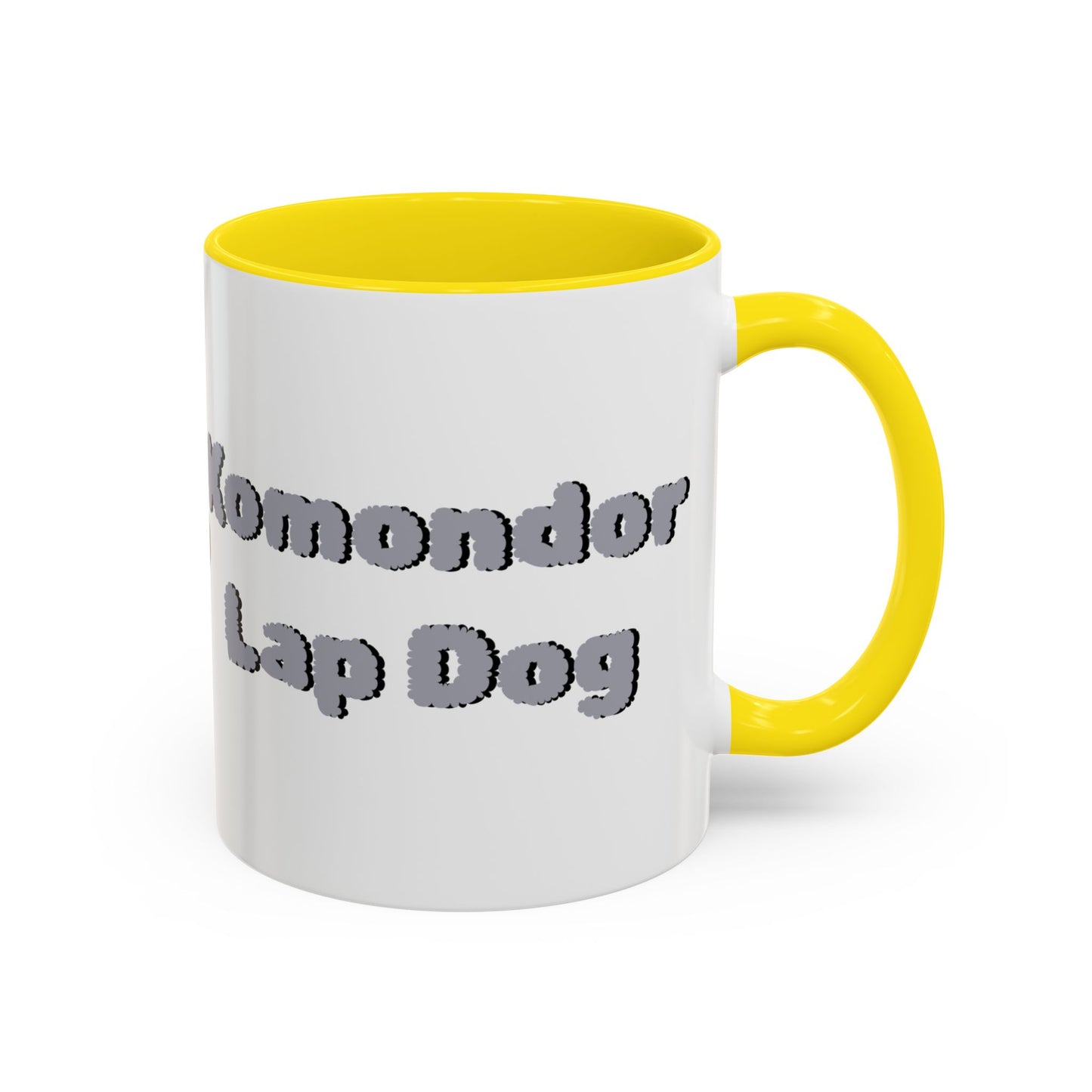 Komondor Lap Dog Coffee Mug - Funny Pet Lovers Gift - 11oz & 15oz - Schmartypants
