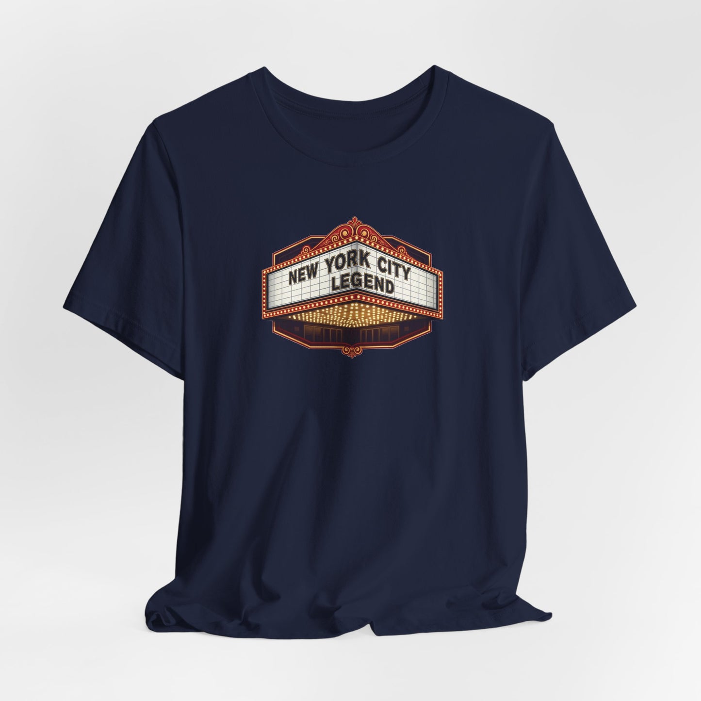 New York City Legend Unisex Jersey T-Shirt, NYC Nightlife Fashion Tee