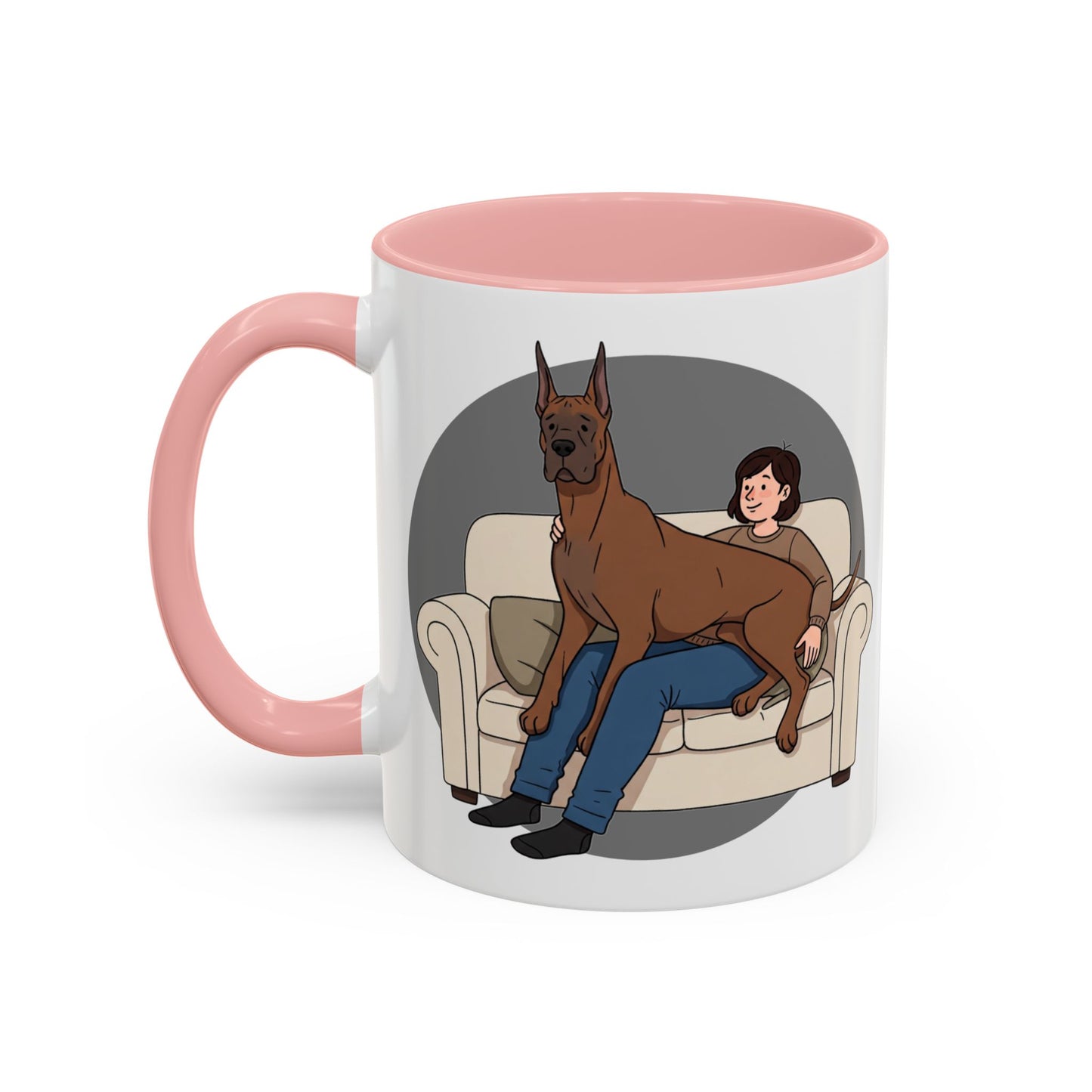 Great Dane Lap Dog Coffee Mug - Funny Pet Lover Gift - Schmartypants