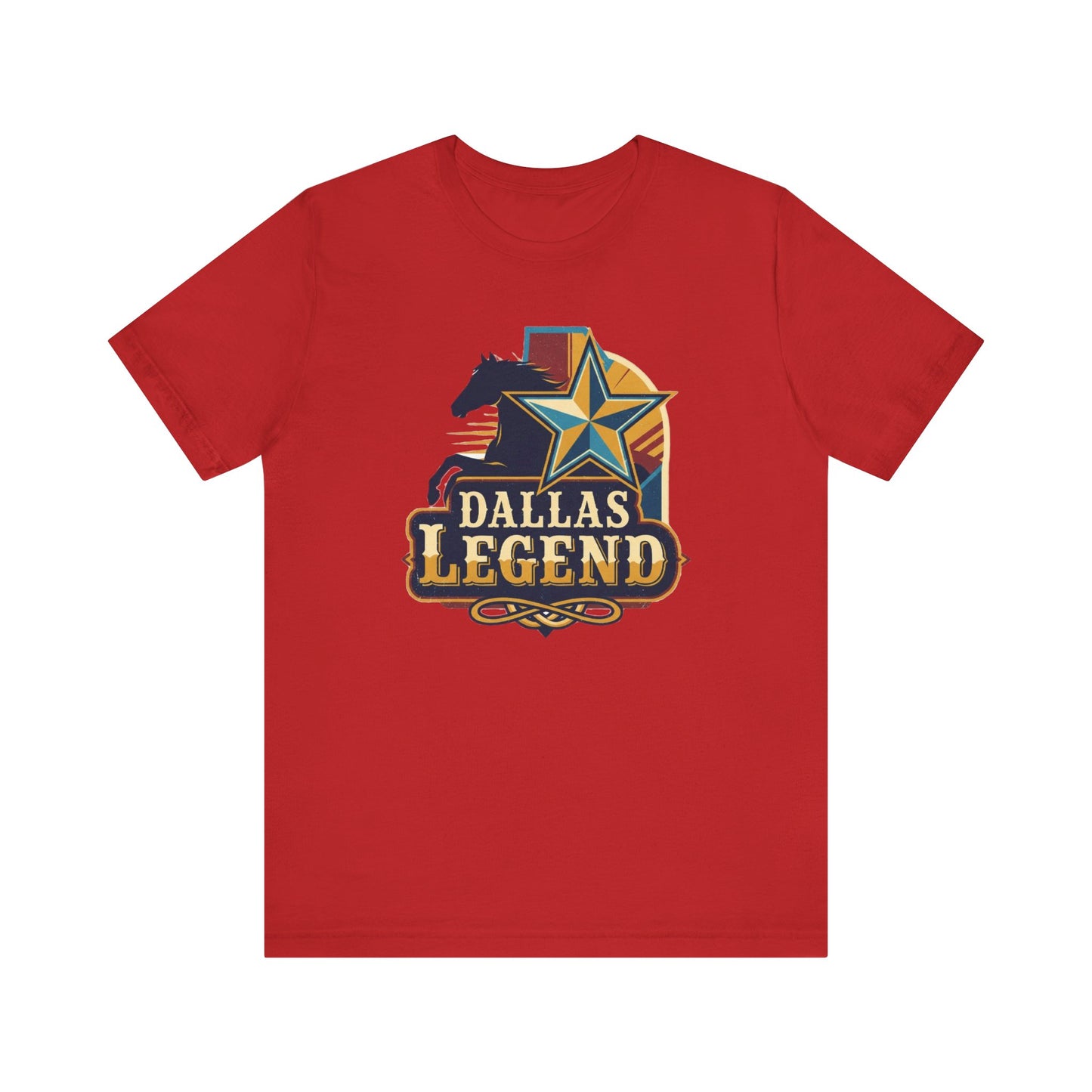 Dallas Legend Unisex Jersey Tee - Casual Style, Gift for Sports Fans, Comfort Wear, Game Day Apparel, Unique Shirt Design