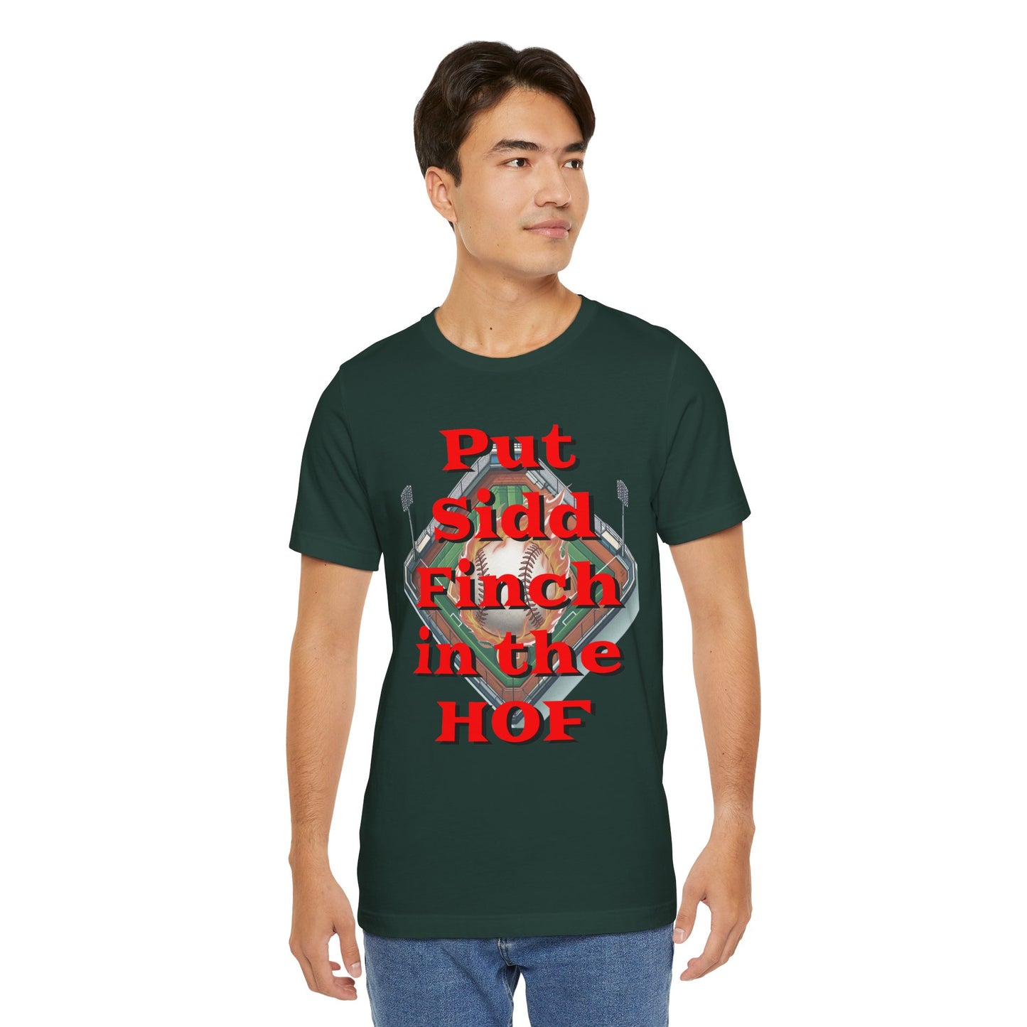 Baseball Fantasy Satirical Shirt, Funny Sports Tee, Mythological Fireballing Pitcher Gift, Sidd Finch April Fool's Joke, Unisex Jersey