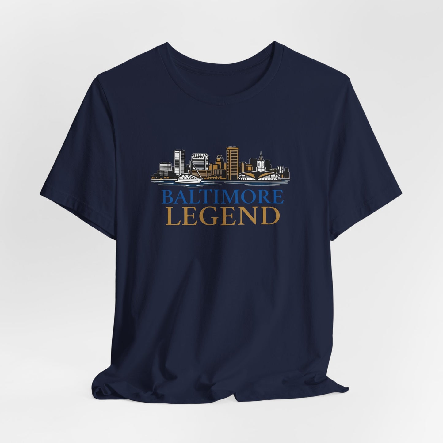 Baltimore Legend Unisex Tee, Graphic T-Shirt, Urban Style Shirt, Gift for City Lovers, Baltimore Pride Apparel, Baltimore Souvenir Shirt