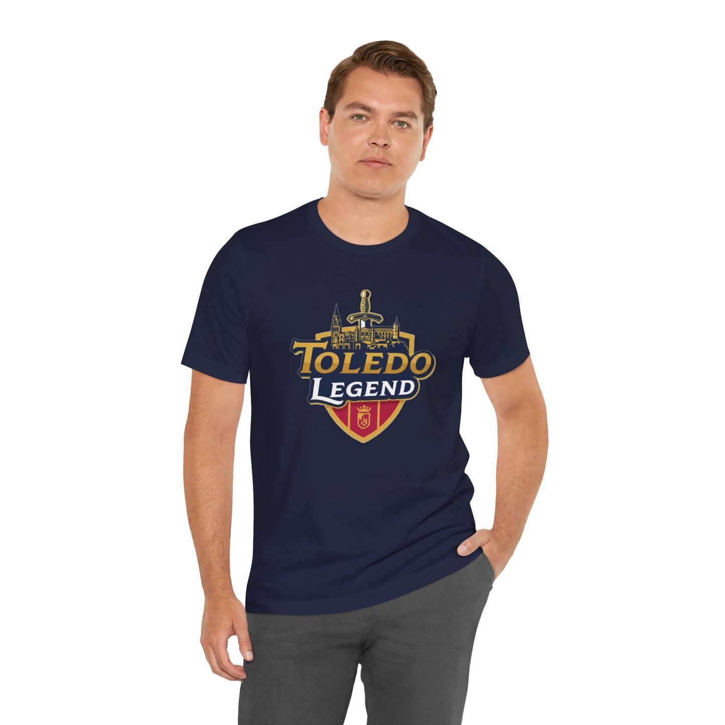 Toledo Spain Legend Unisex Tee | Casual Wear, Souvenir T-shirt, Travel Apparel, Unique Graphic Shirt