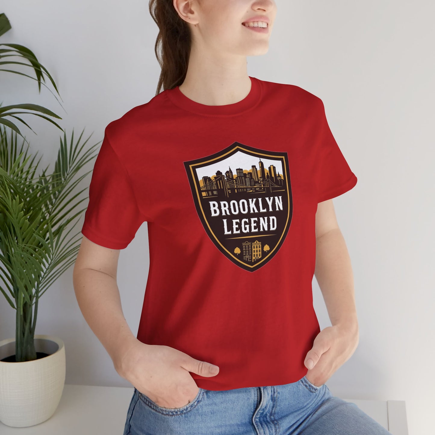 Brooklyn Legend T-Shirt | Unisex Graphic Tee for NYC Lovers, Casual Wear, Gift for Friends, Urban Fashion, Travel Souvenir Apparel