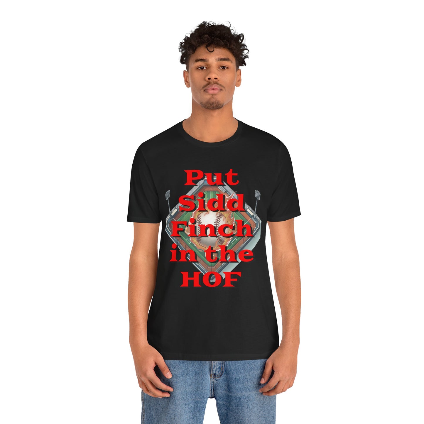 Baseball Fantasy Satirical Shirt, Funny Sports Tee, Mythological Fireballing Pitcher Gift, Sidd Finch April Fool's Joke, Unisex Jersey