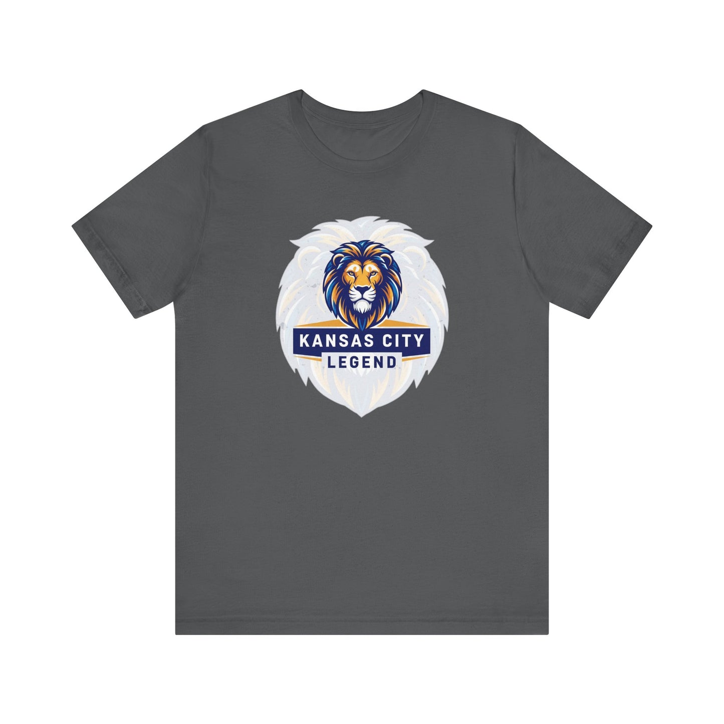 Kansas City Legend Lion Tee - Unisex Jersey T-shirt, Gift for Sports Fans, Casual Wear, Team Spirit, Birthday Present