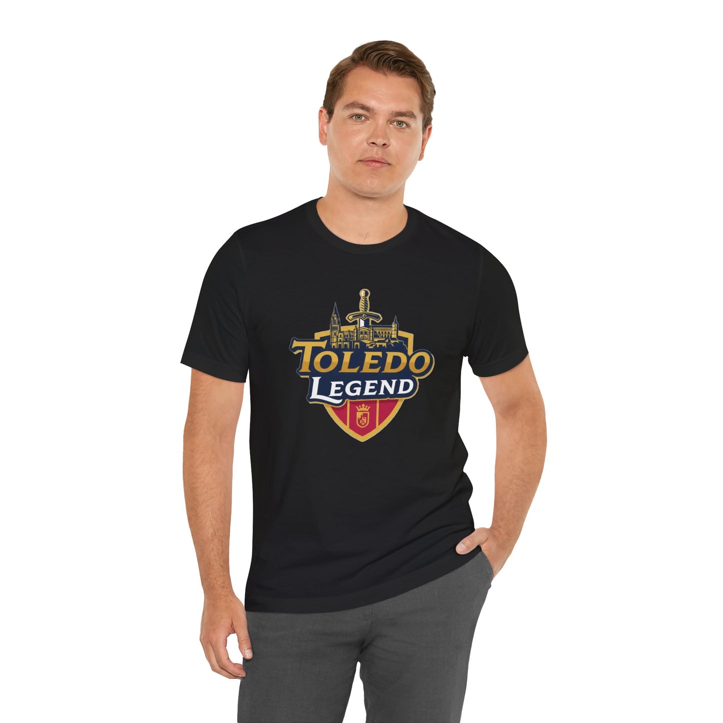 Toledo Spain Legend Unisex Tee | Casual Wear, Souvenir T-shirt, Travel Apparel, Unique Graphic Shirt