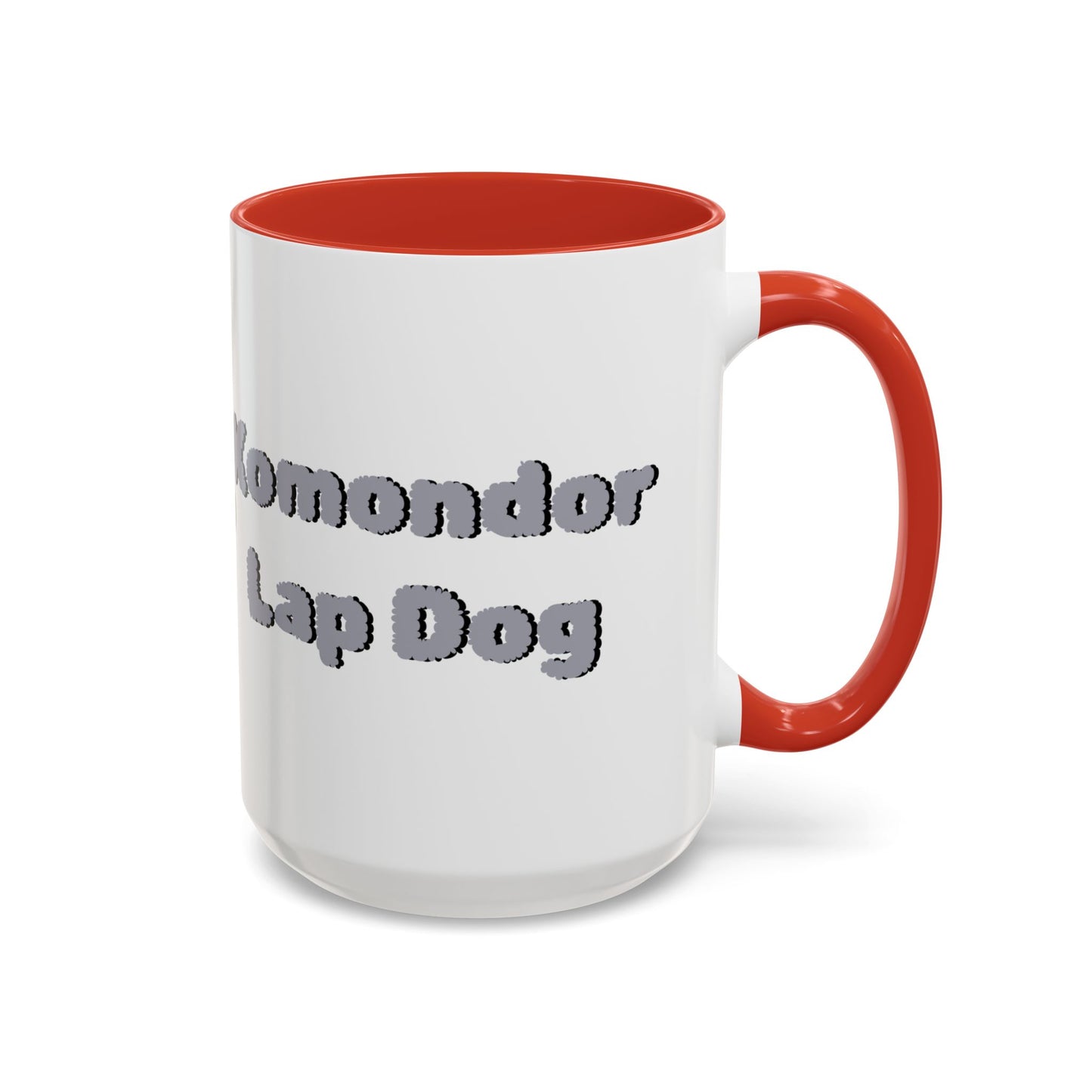 Komondor Lap Dog Coffee Mug - Funny Pet Lovers Gift - 11oz & 15oz - Schmartypants