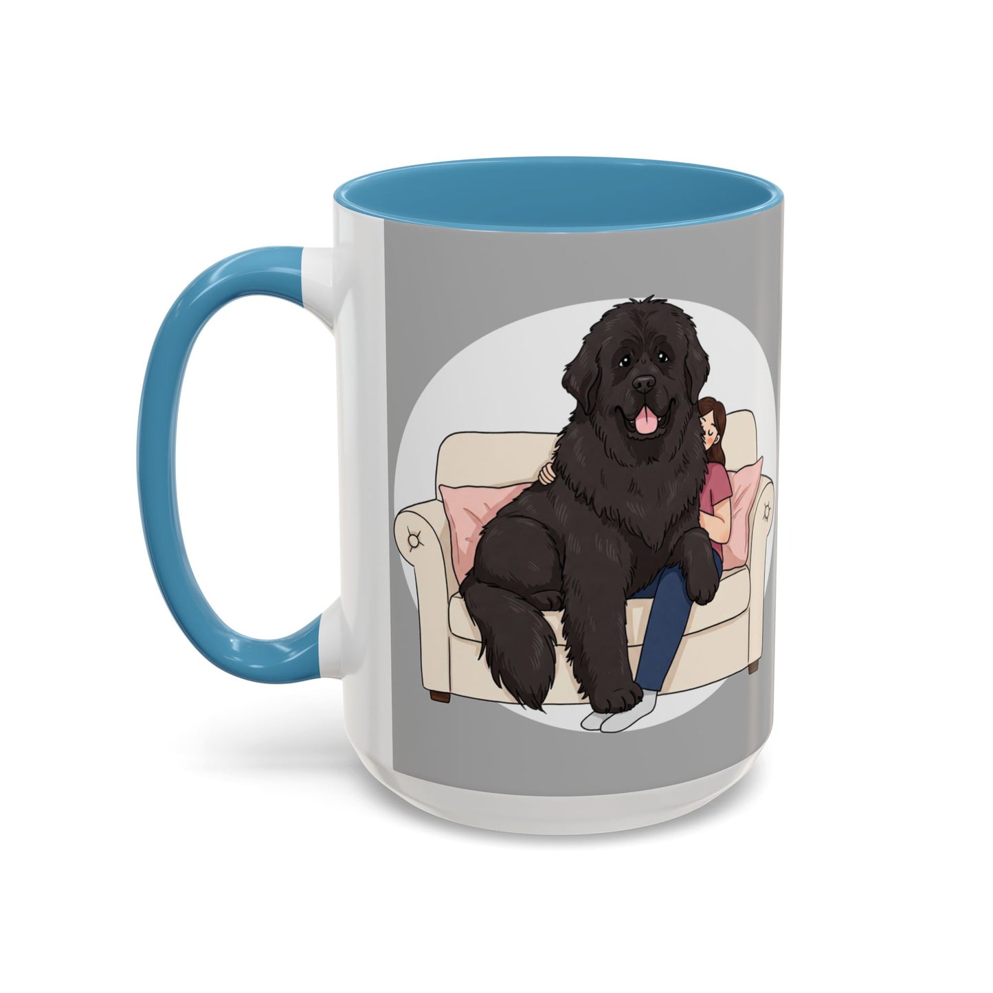 Funny Newfoundland Lap Dog Coffee Mug - Perfect Gift for Dog Lovers, Pet Parents, Cozy Home Decor, Caffeine Fix, Unique Gift Idea - Schmartypants