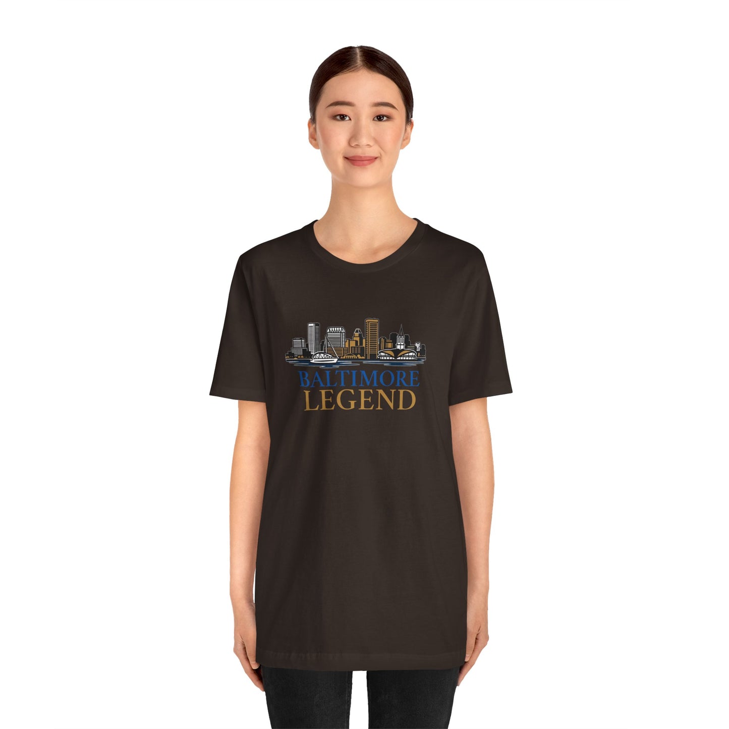 Baltimore Legend Unisex Tee, Graphic T-Shirt, Urban Style Shirt, Gift for City Lovers, Baltimore Pride Apparel, Baltimore Souvenir Shirt