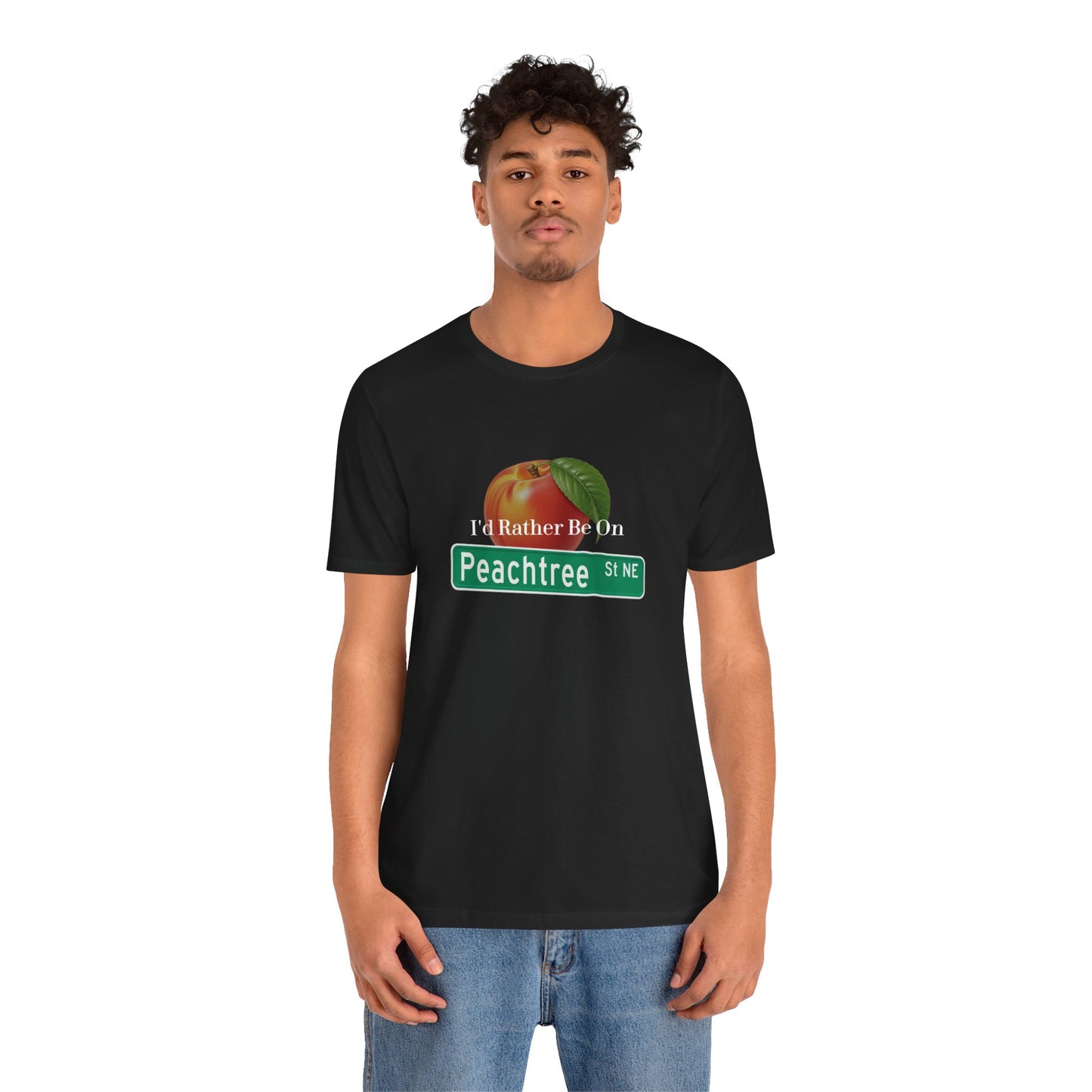 Peachtree Street Atlanta Unisex Tee, Georgia Nightlife Shirt, Atlanta Souvenir, City Life Gift, ATL Tee