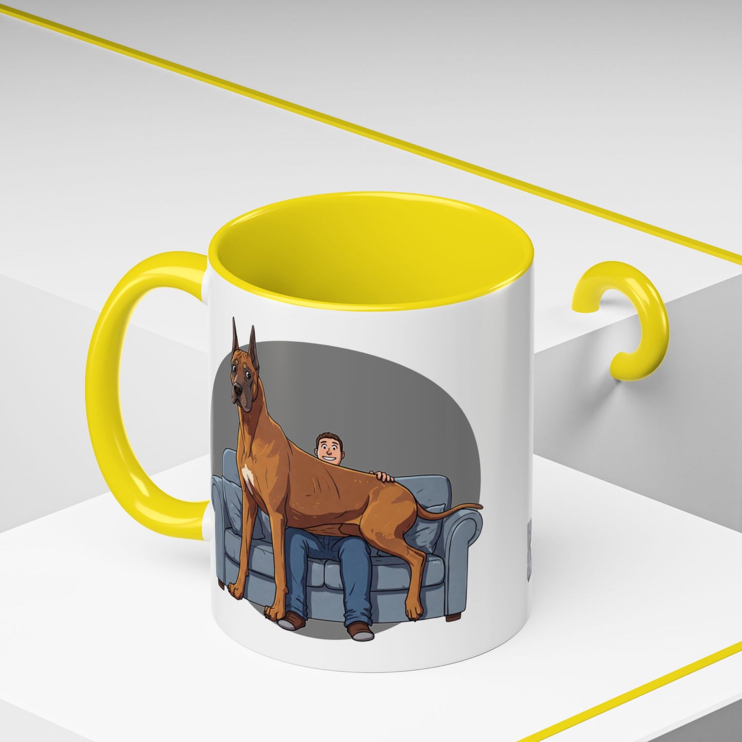 Hilarious Great Dane Lap Dog Coffee Mug - Funny Dog Lover Gift - Schmartypants