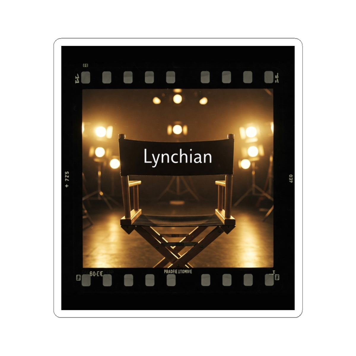 'Lynchian' Film-Inspired Kiss-Cut Stickers - Perfect for Movie Lovers & Filmmakers - Schmartypants