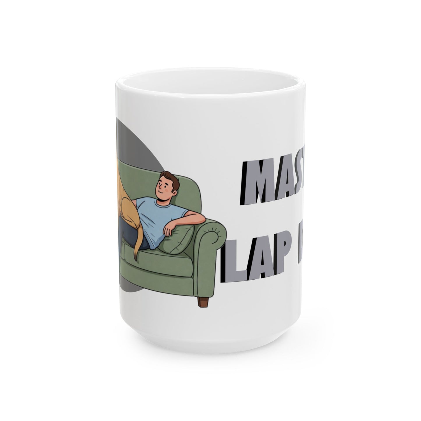 Cozy Mastiff Lover's Ceramic Mug - Perfect Gift for Mastiff Dog Owners, Funny Coffee Cup, Home Decor, Pet Lover Gift, Relaxation Mug - Schmartypants