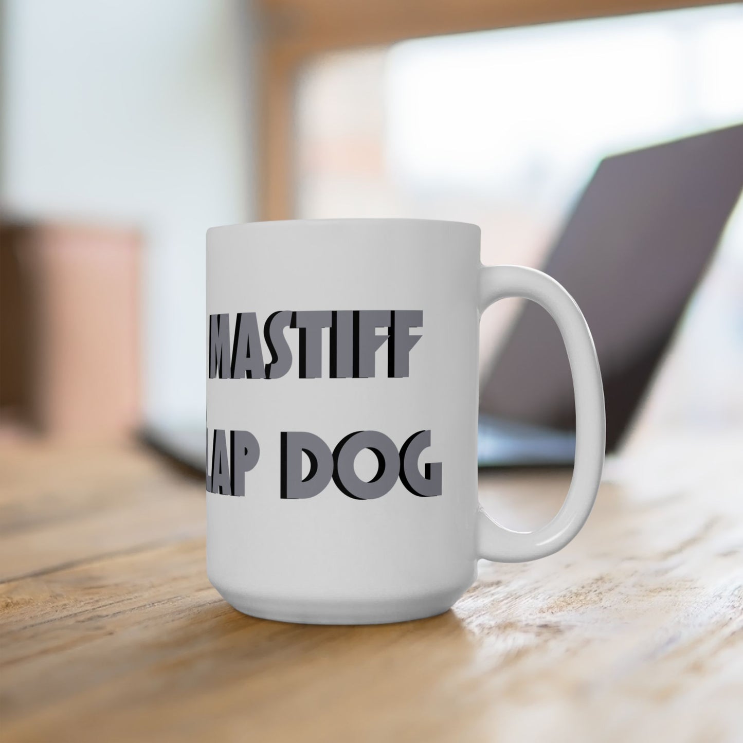 Cozy Mastiff Lover's Ceramic Mug - Perfect Gift for Mastiff Dog Owners, Funny Coffee Cup, Home Decor, Pet Lover Gift, Relaxation Mug - Schmartypants