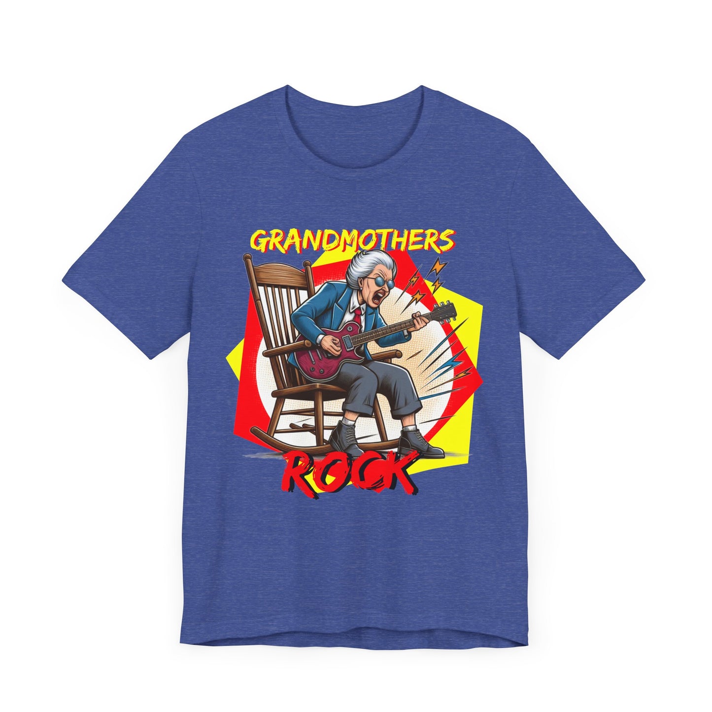 'Grandmothers Rock' Unisex Jersey Short Sleeve Tee - Funny Gift to Show Love for the Special Grandmother in Your Life - Schmartypants