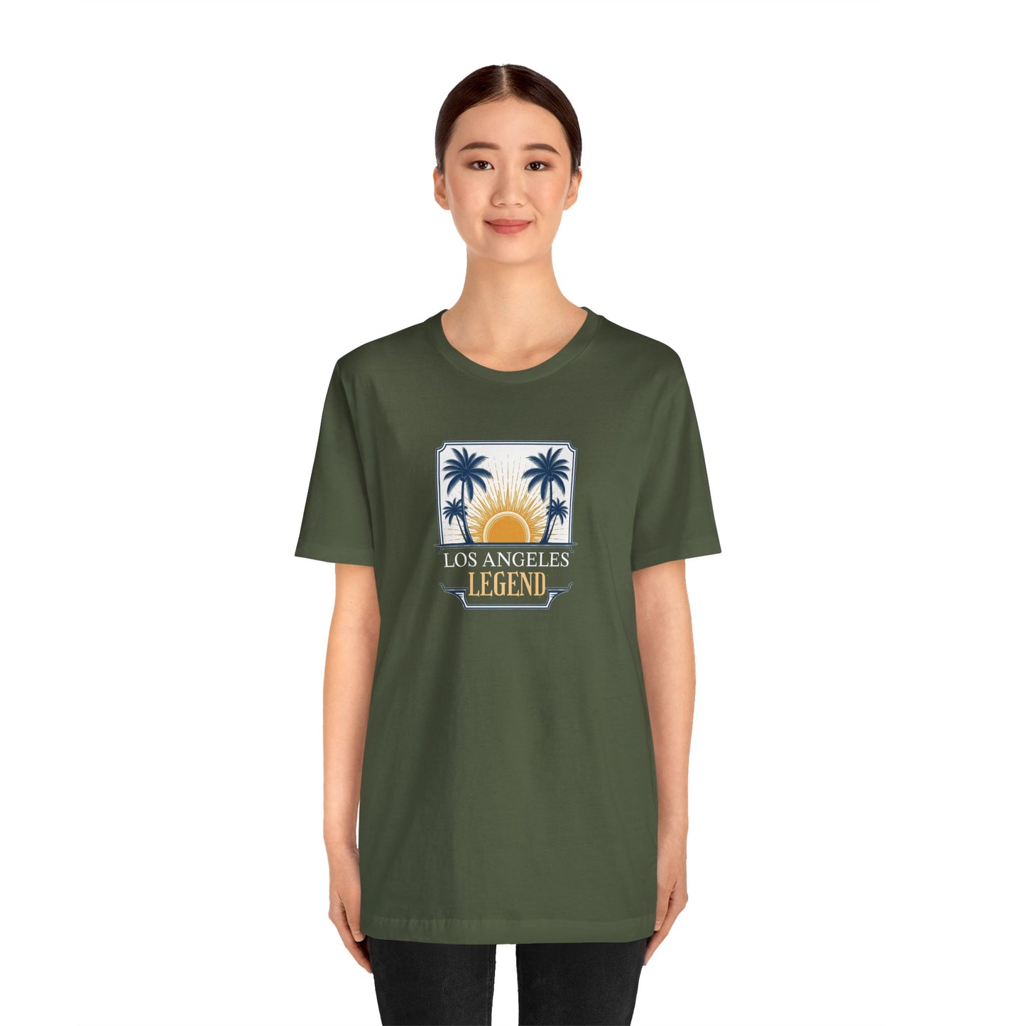 Los Angeles Legend Tee, Unisex Short Sleeve Shirt, California Pride, Summer Vibe, Travel Gift, Casual Wear, L.A. Souvenir Tee