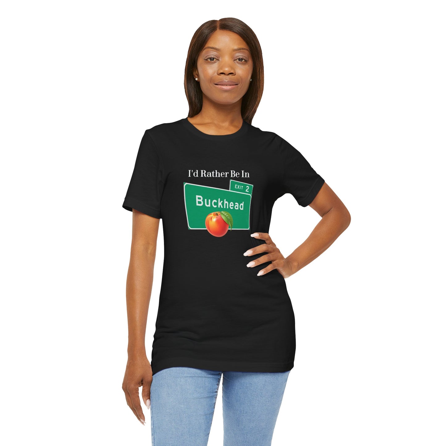 Buckhead Atlanta Unisex Tee, Georgia Tech Shirt, Downtown Club Scene Top, Atlanta GA Gift, Short Sleeve T-Shirt, Georgia Home Shirt