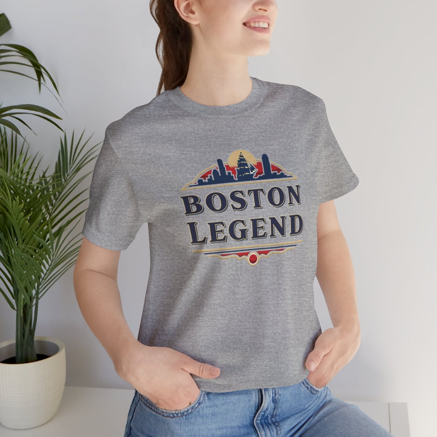 Boston Legend Unisex Tee | Casual Everyday Wear, Gift for Sports Fans, Boston Pride Shirt, Travel Souvenir, Summer Outfit