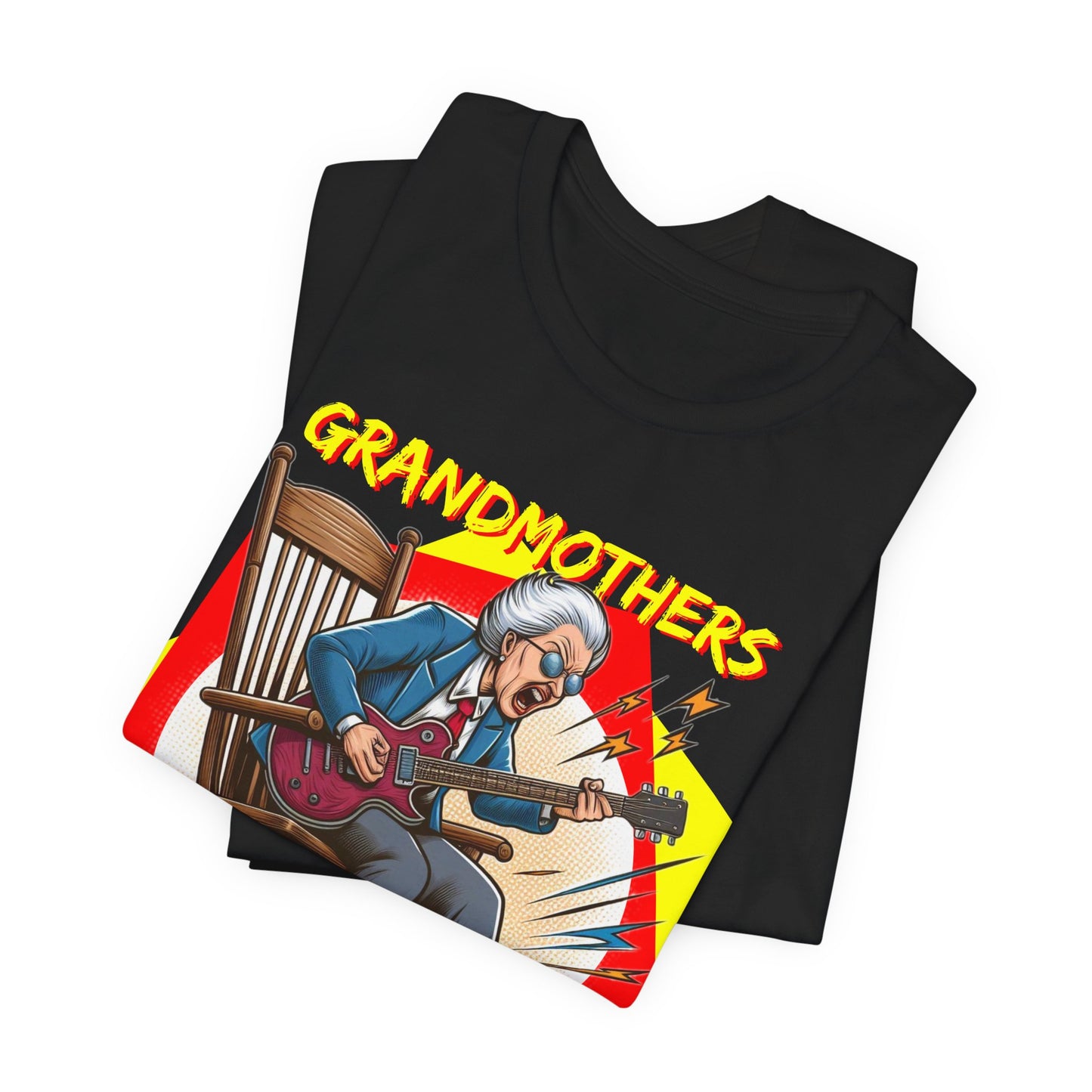 'Grandmothers Rock' Unisex Jersey Short Sleeve Tee - Funny Gift to Show Love for the Special Grandmother in Your Life - Schmartypants