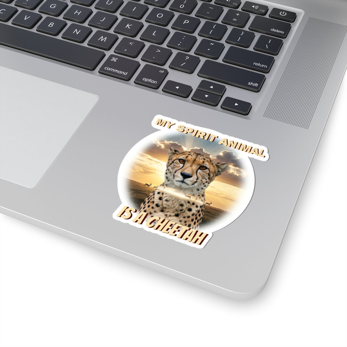 Cheetah Spirit Animal Kiss-Cut Stickers | Inspirational Wildlife Decor | Perfect for Laptops & Journals - Schmartypants