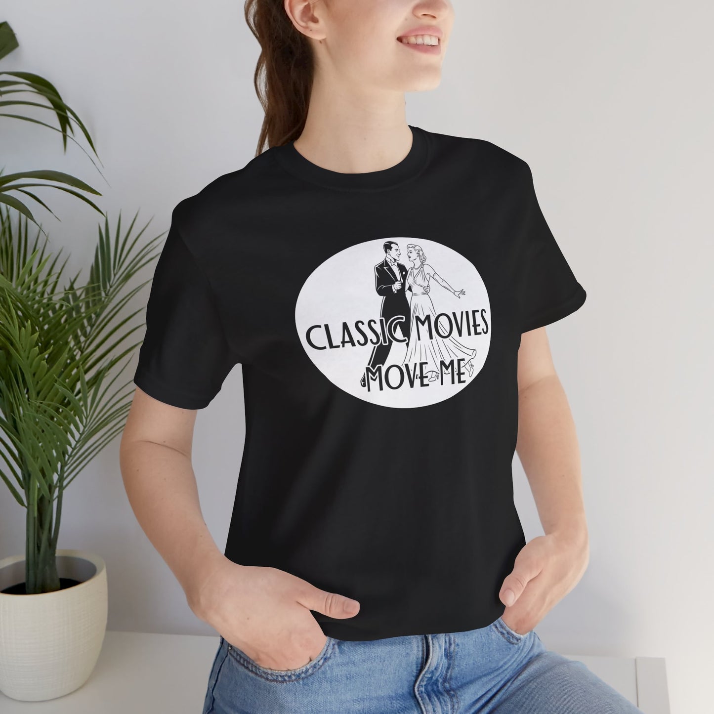 Classic Movies Move Me Unisex Tee - Retro Film Lover's Shirt, Movie Night Apparel, Gift for Film Buffs, Vintage Cinema Fan Tee