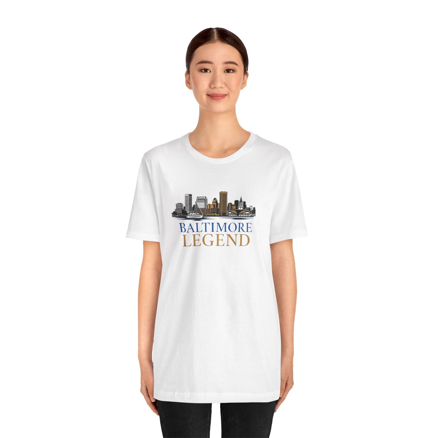 Baltimore Legend Unisex Tee, Graphic T-Shirt, Urban Style Shirt, Gift for City Lovers, Baltimore Pride Apparel, Baltimore Souvenir Shirt