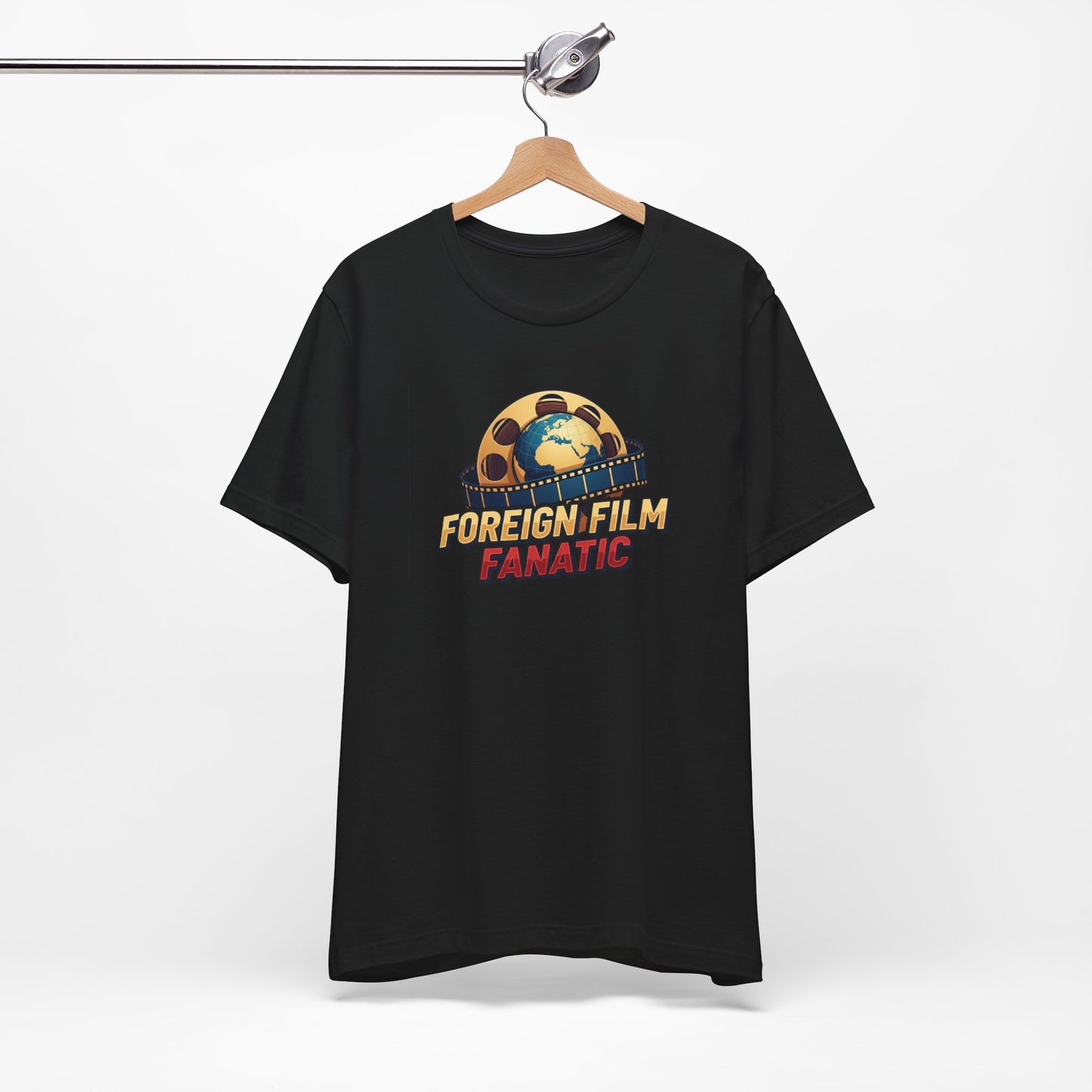 Foreign Film Fanatic Tee, Movie Lover T-Shirt, Cinema Enthusiast Apparel, Film Buff Gift, Unisex Short Sleeve Top, Casual Graphic Tee