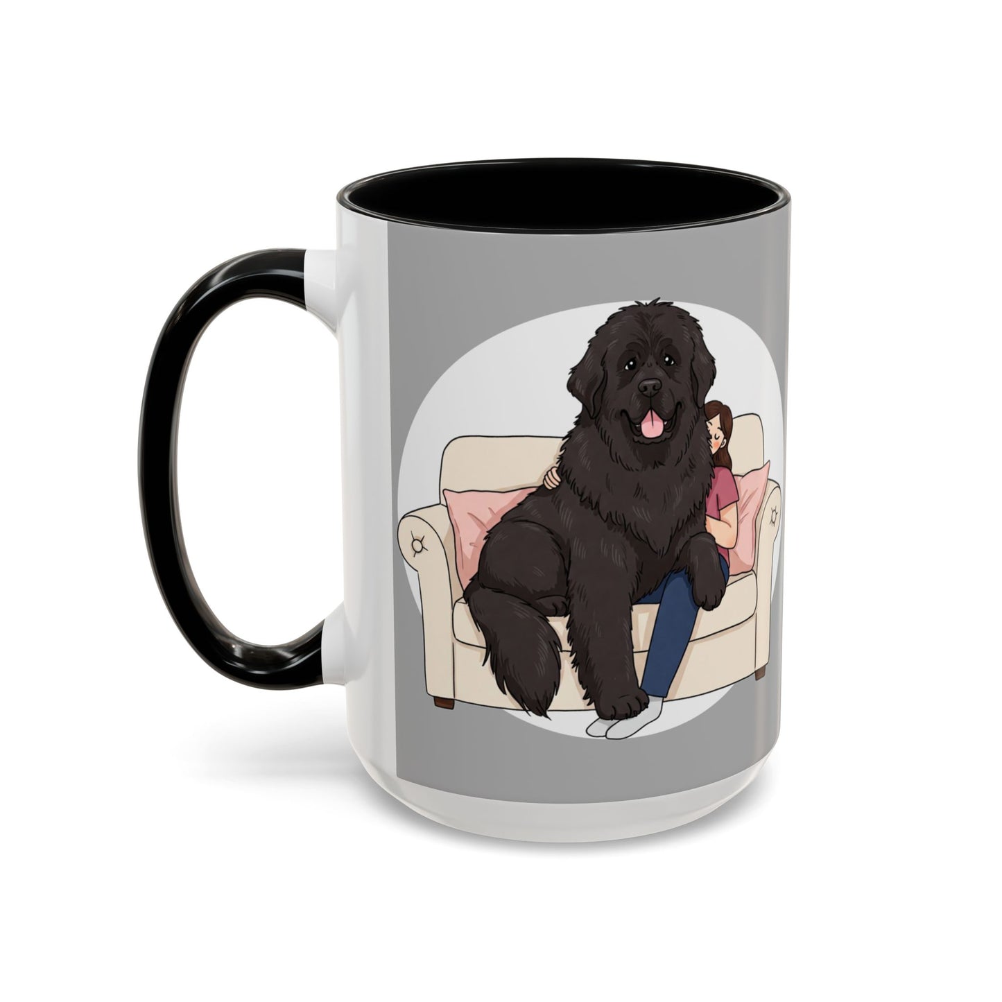 Funny Newfoundland Lap Dog Coffee Mug - Perfect Gift for Dog Lovers, Pet Parents, Cozy Home Decor, Caffeine Fix, Unique Gift Idea - Schmartypants