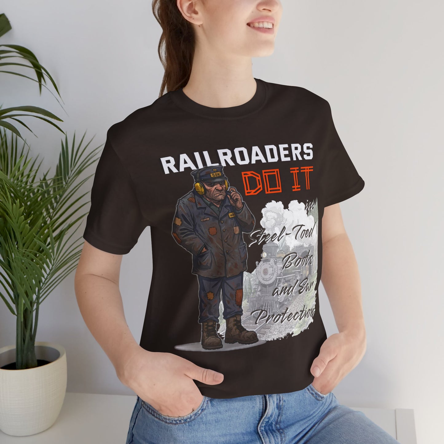 Funny Railroader Shirt, Train Lover Gift, Railroad Employee Tee, Conductor Gift, Railway Worker Shirt