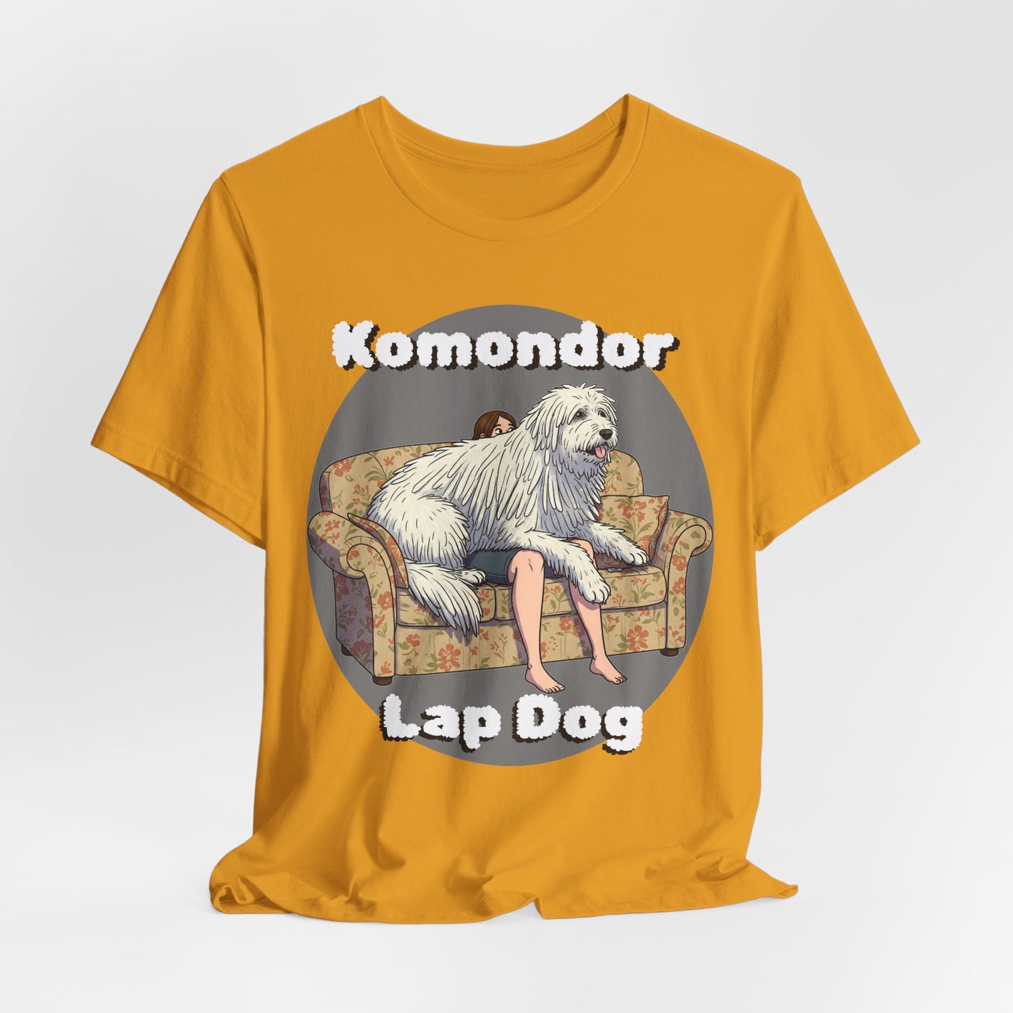 Komondor Lap Dog Unisex Tee - Funny Dog Lover's Short Sleeve Shirt - Schmartypants