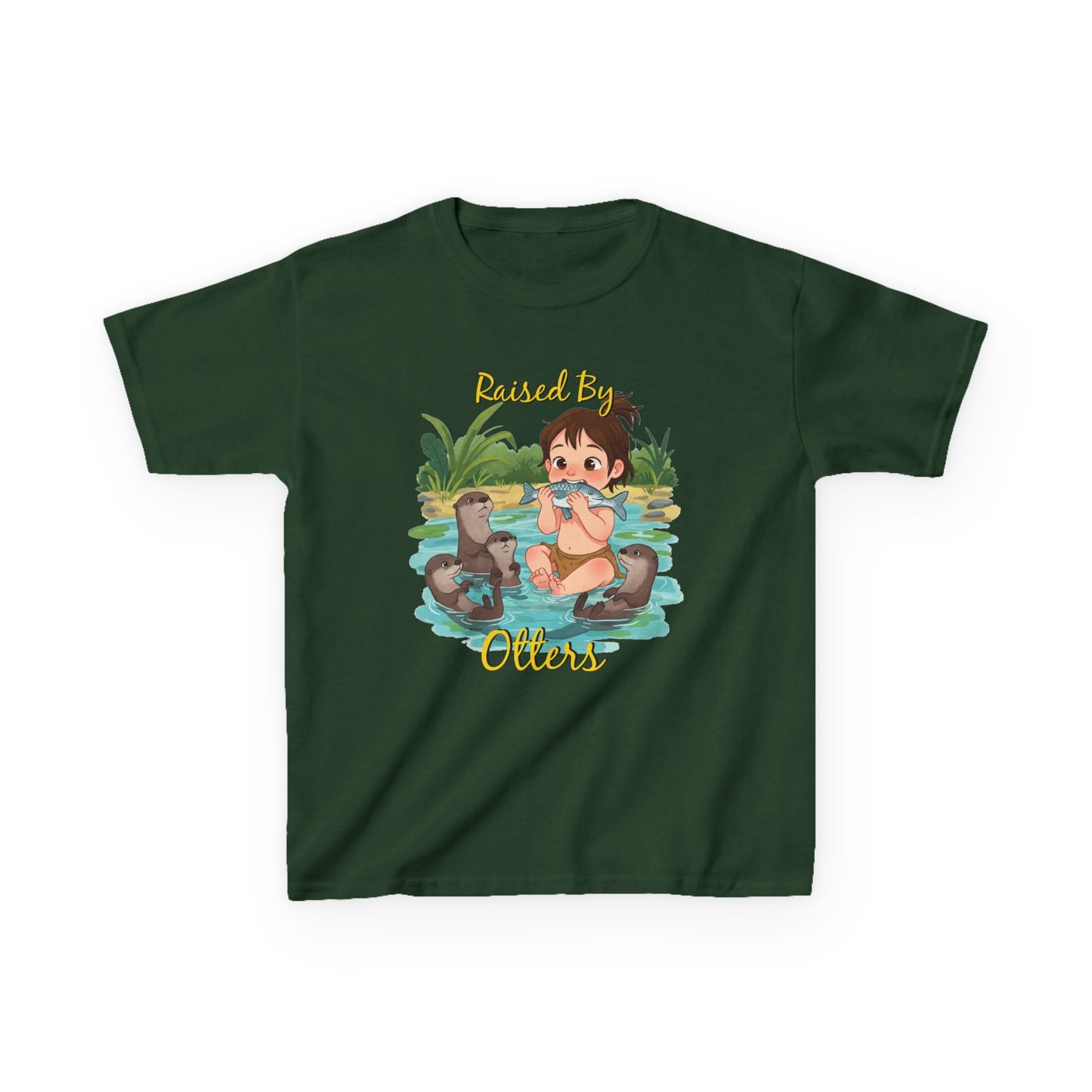 Cute Otter Kid's Tee, Fun Summer Shirt, Animal Lover Gift, Birthday Party Clothes, Playdate Outfit, Nature Kids Apparel