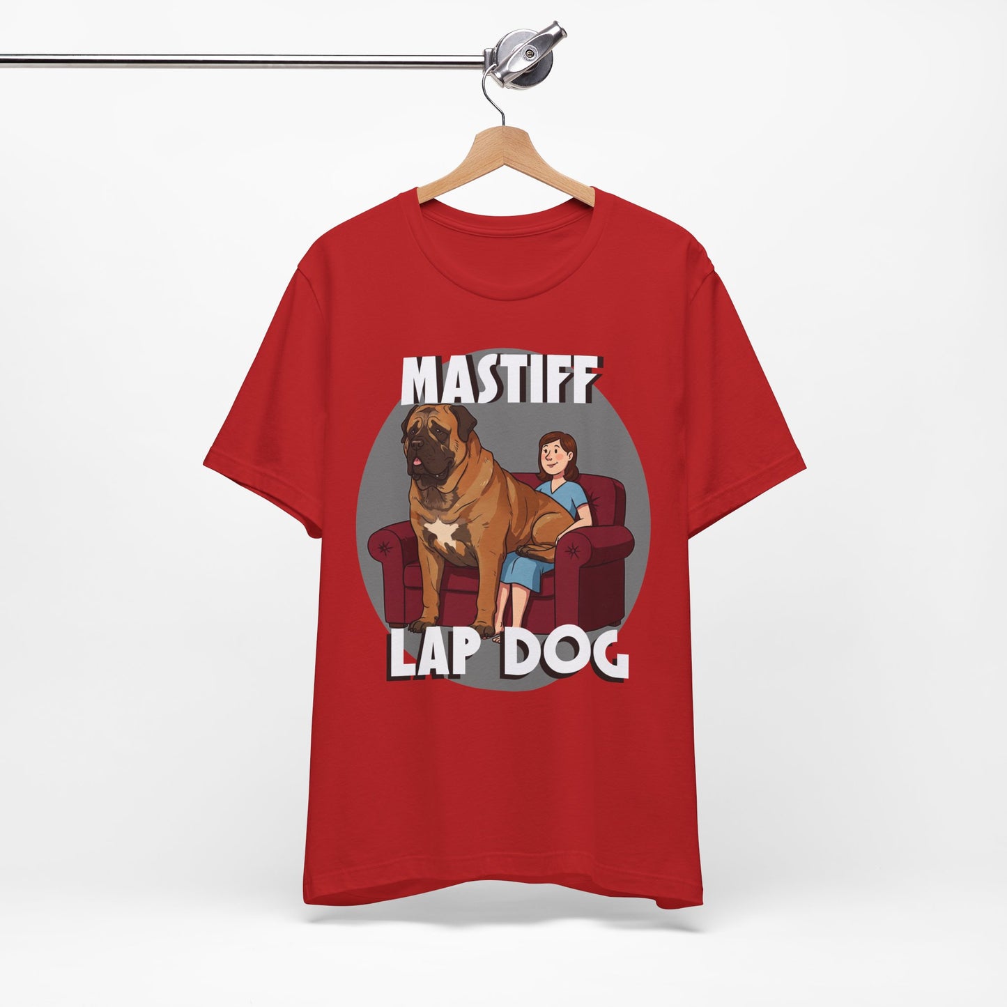 Mastiff Lap Dog T-Shirt – Hilarious and Comfy Tee for Dog Lovers - Schmartypants