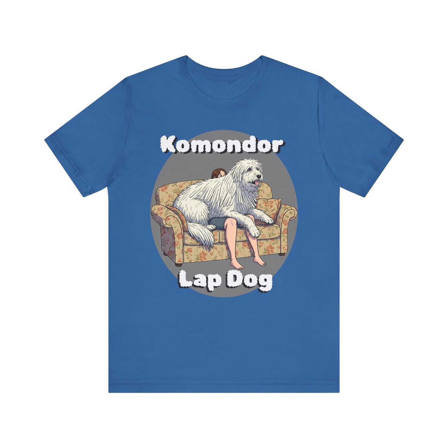 Komondor Lap Dog Unisex Tee - Funny Dog Lover's Short Sleeve Shirt - Schmartypants