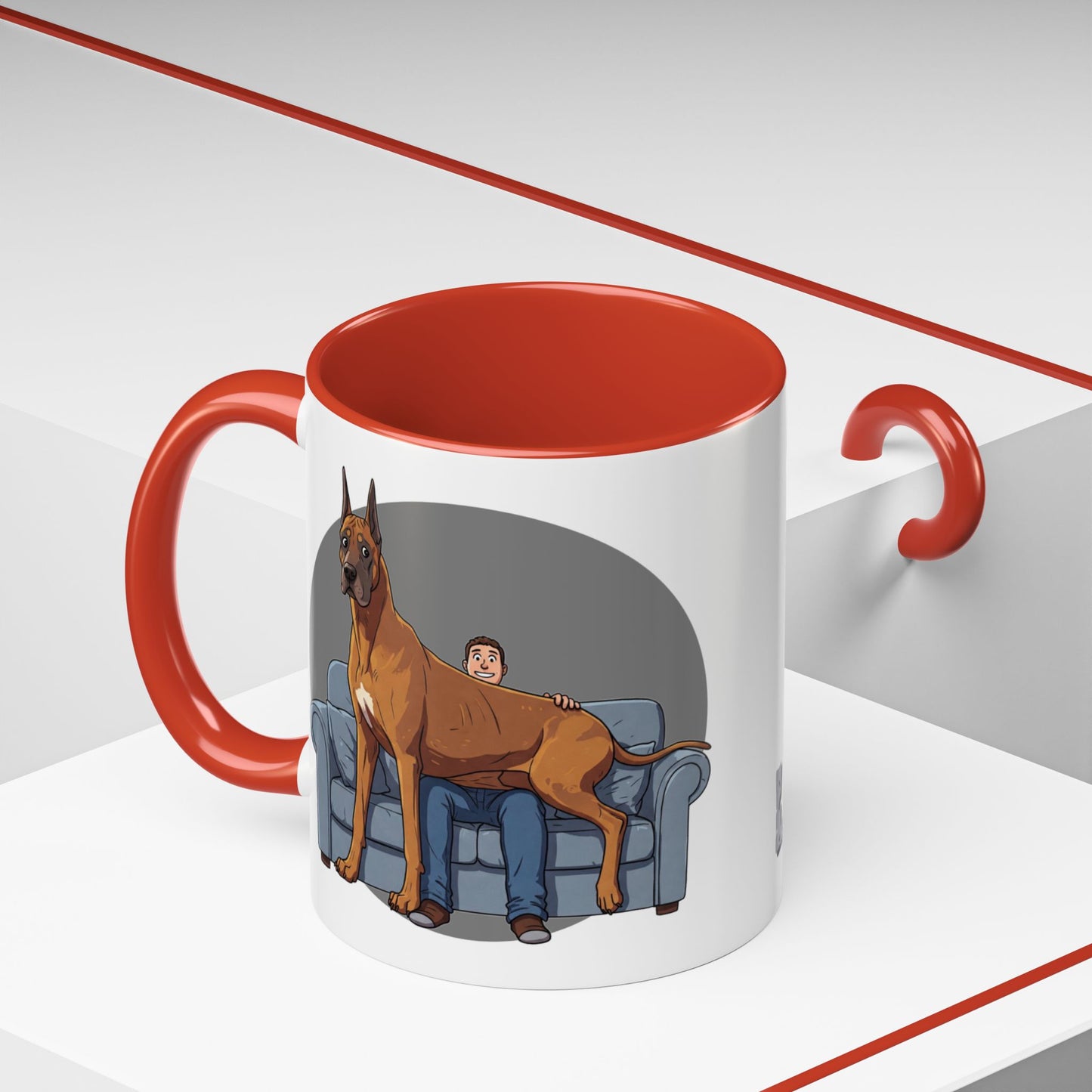 Hilarious Great Dane Lap Dog Coffee Mug - Funny Dog Lover Gift - Schmartypants